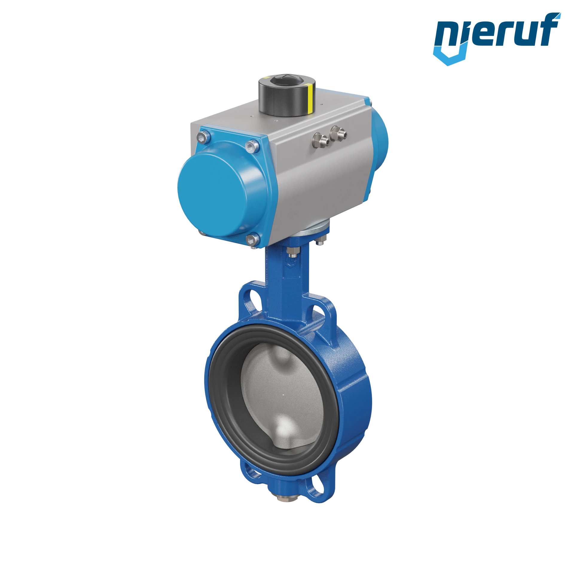 Butterfly valve DN 125 AK01 EPDM DVGW drinking water, WRAS, ACS, W270 pneumatic actuator double acting