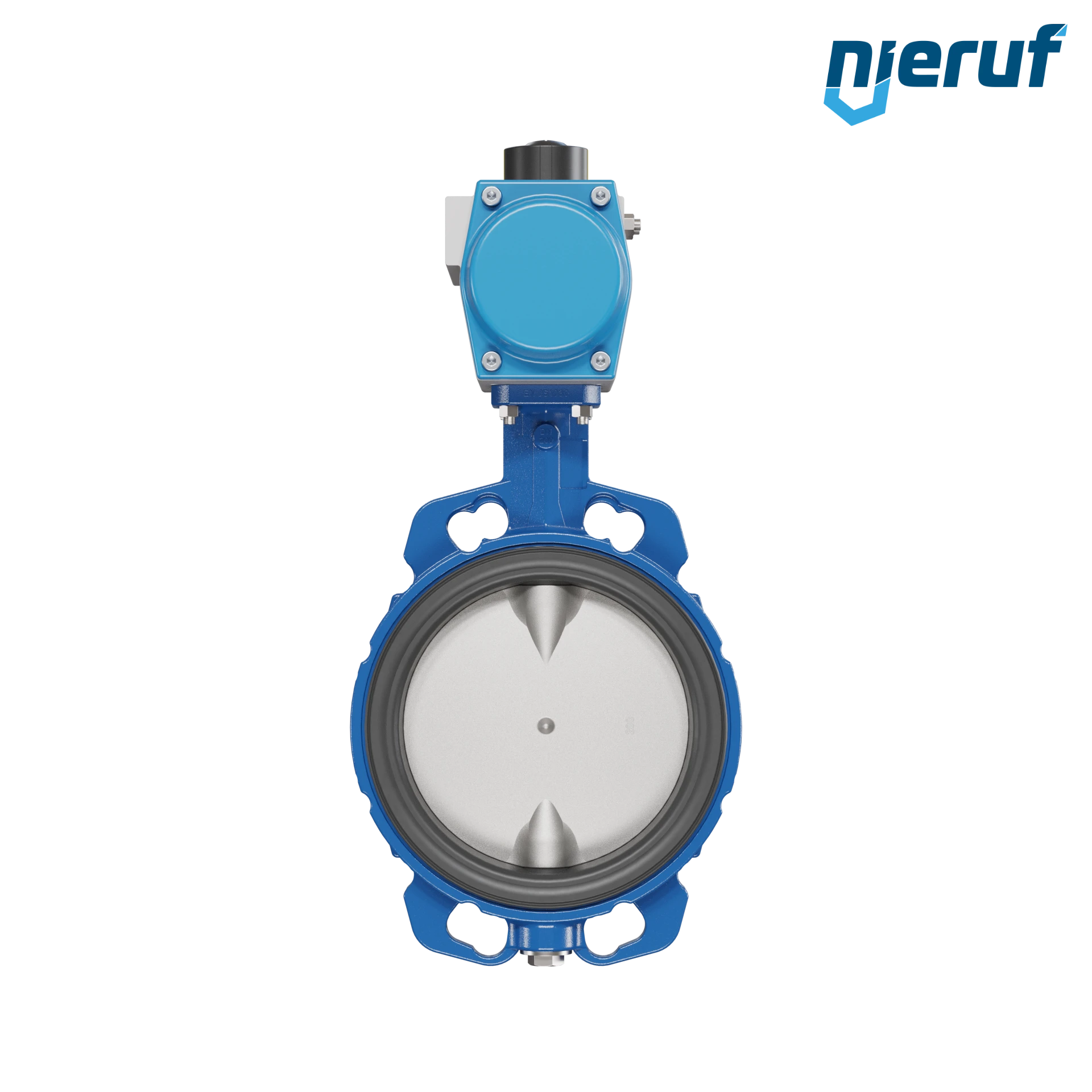 Butterfly valve DN 200 AK01 FPM pneumatic actuator double acting