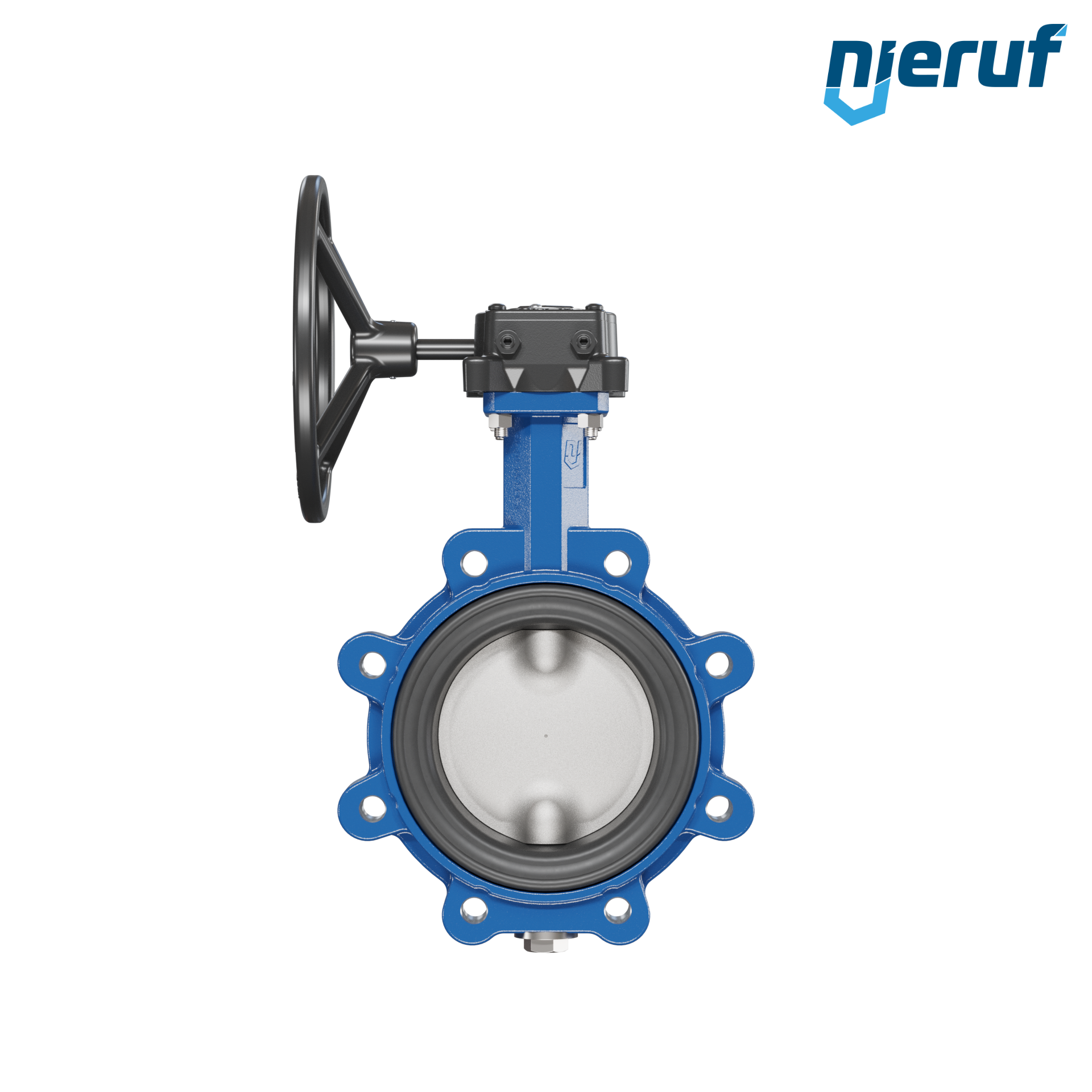 Butterfly valve AK02 DN 125 PN10-PN16 DVGW-gas Worm gear