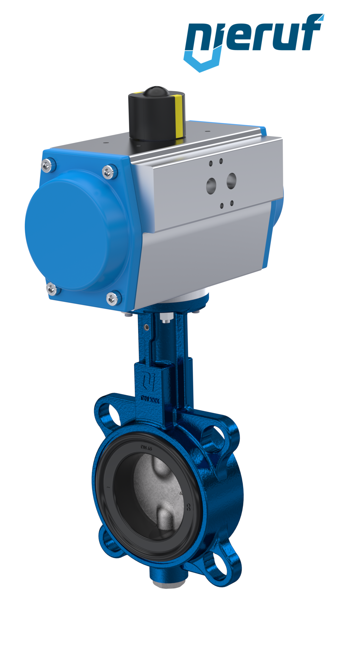 Butterfly valve DN 32 AK01 EPDM high temperature & FDA pneumatic actuator single acting normally closed