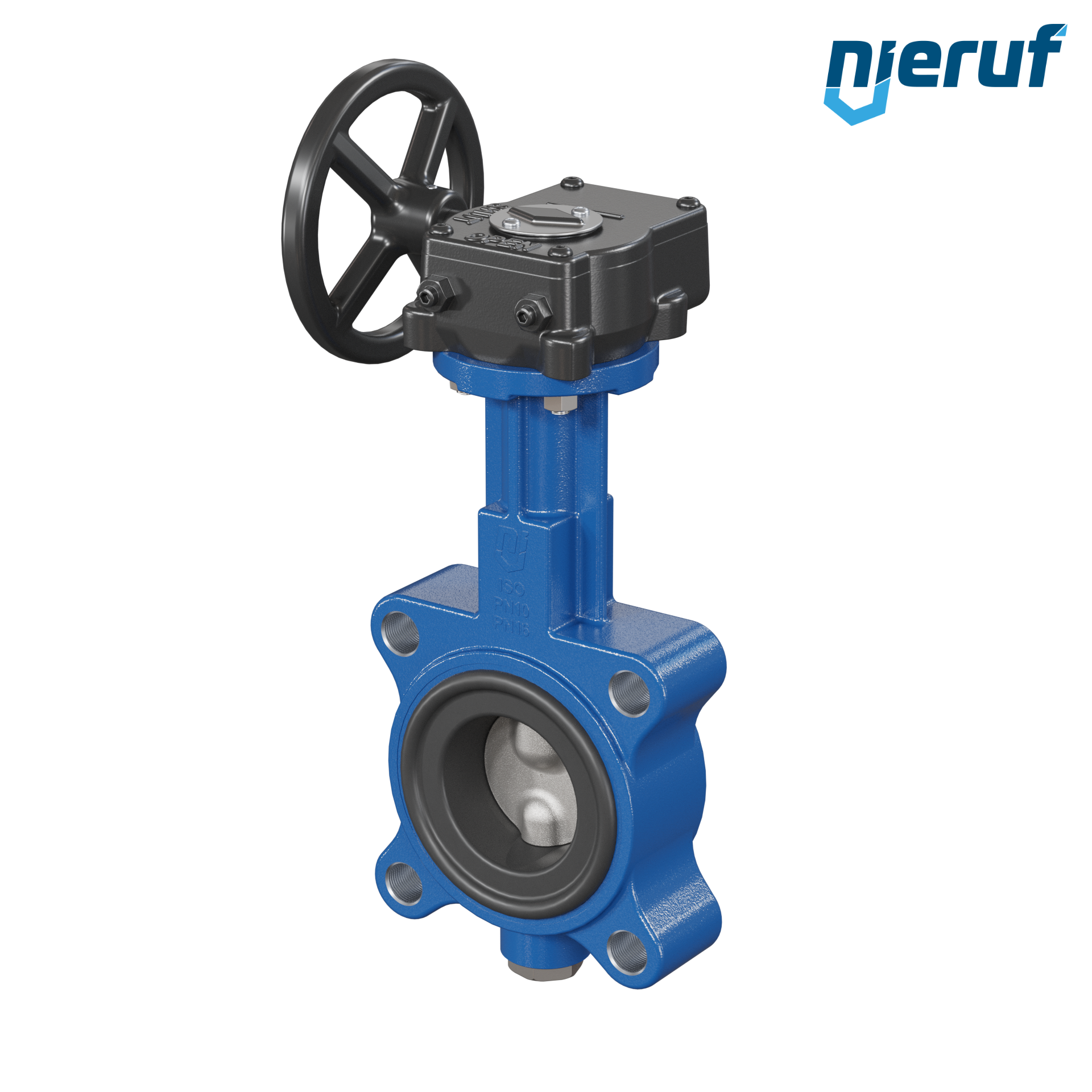 Butterfly valve AK02 DN 50 PN10-PN16 DVGW-water Worm gear