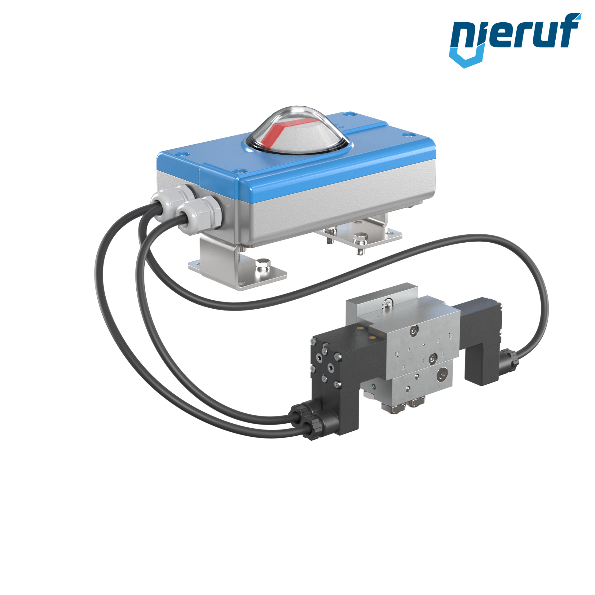 Positioner PS01 for pneumatic actuators single acting air volume less than 5 l