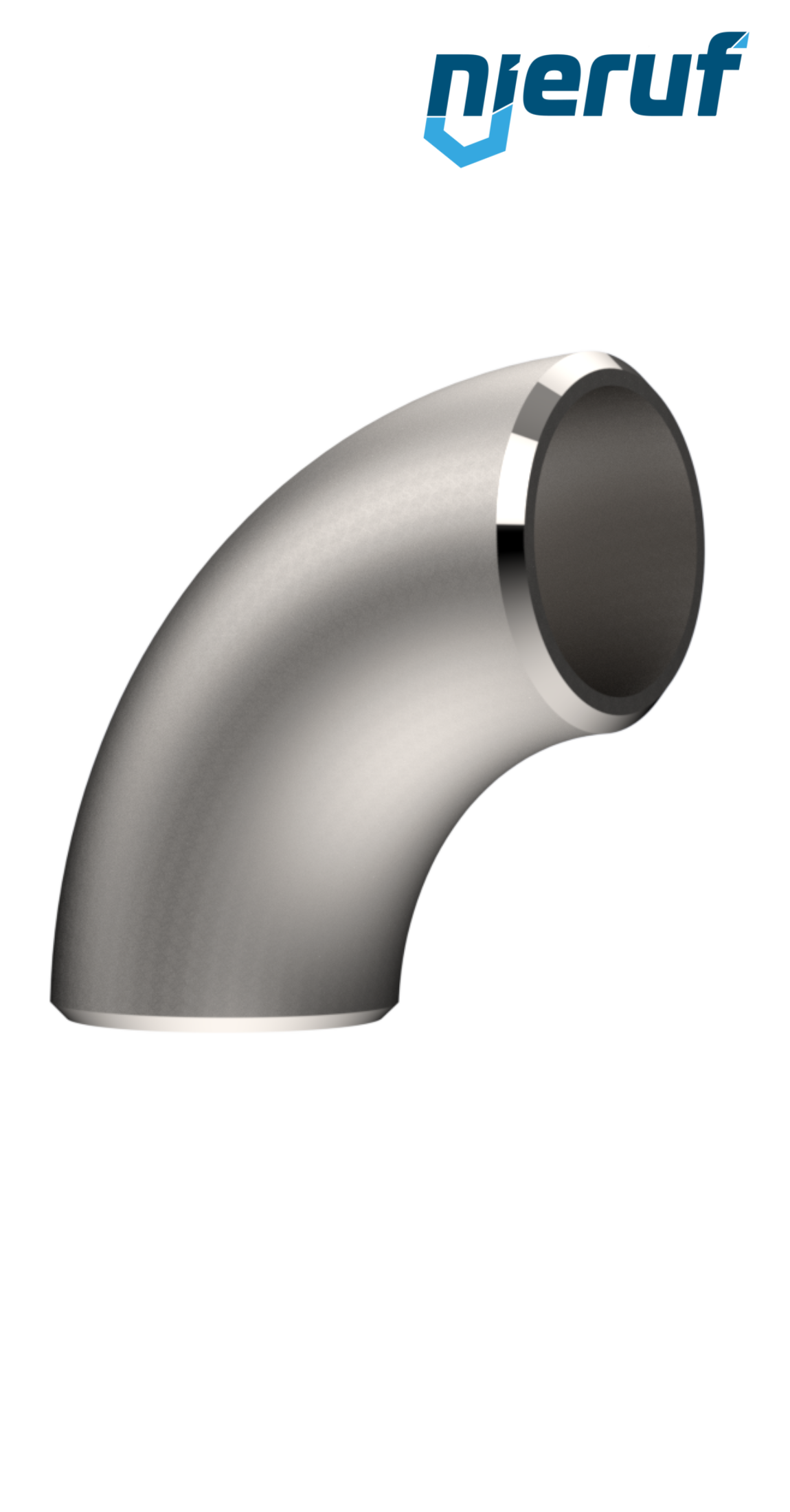 pipe bend (welded) 90° 323,9 x 3,0 stainless steel 1.4541