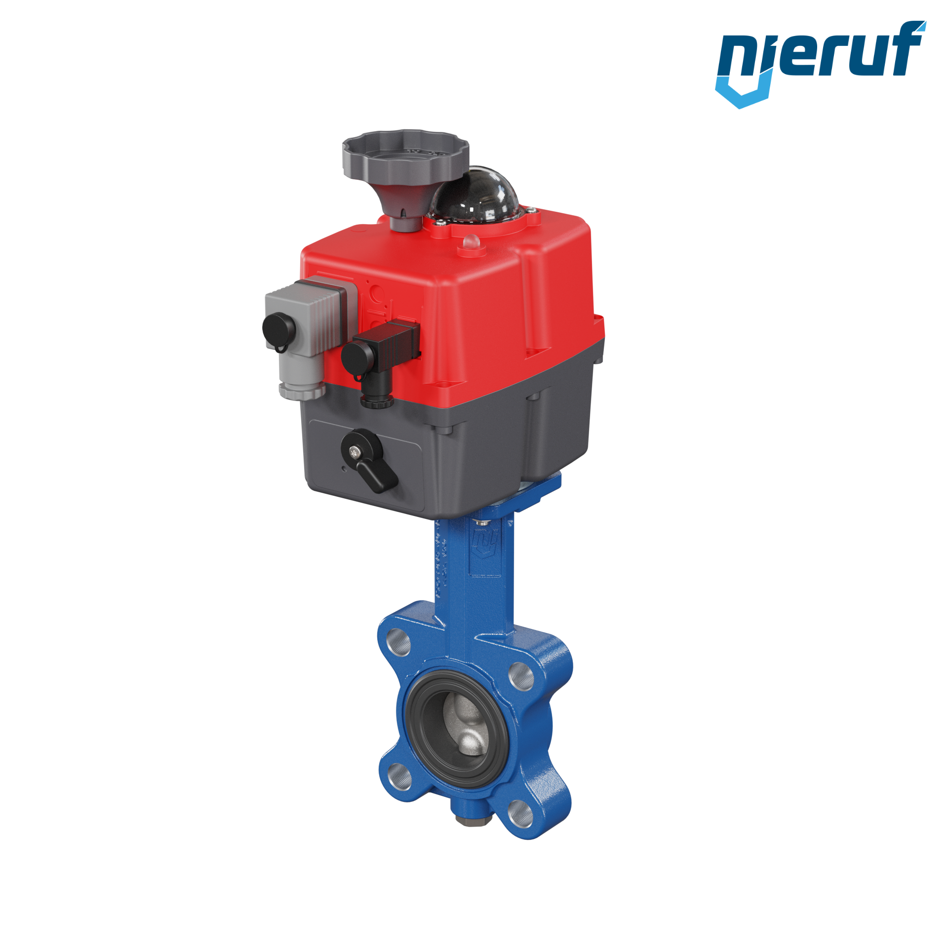 Butterfly valve DN 40 Lug type electric actuator 24-240V DVGW drinking water