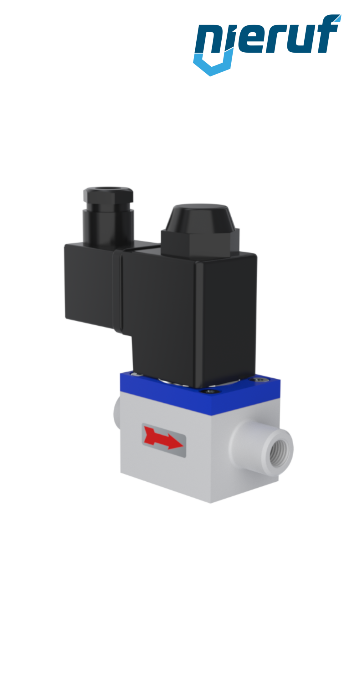 Solenoid valve PVC DN2,0 KV02 EPDM 230V 50Hz