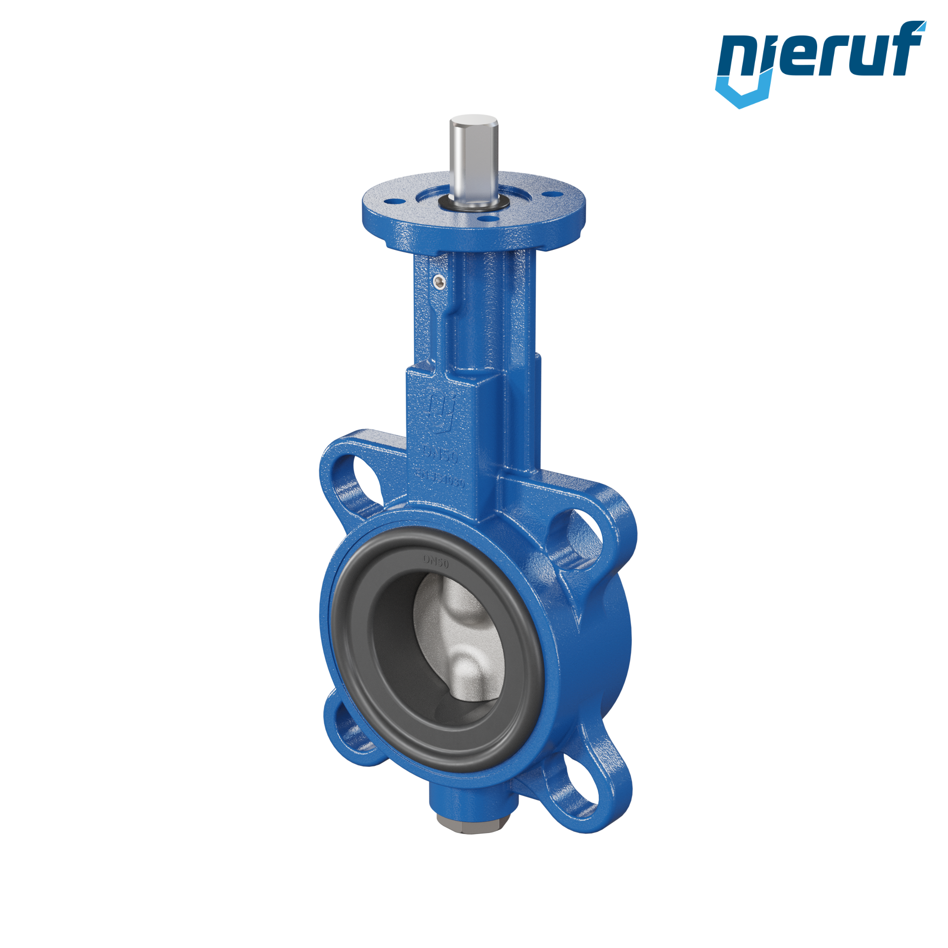 Butterfly valve AK01 DN 50 PN6-PN10-PN16 & ANSI150 FPM without lever