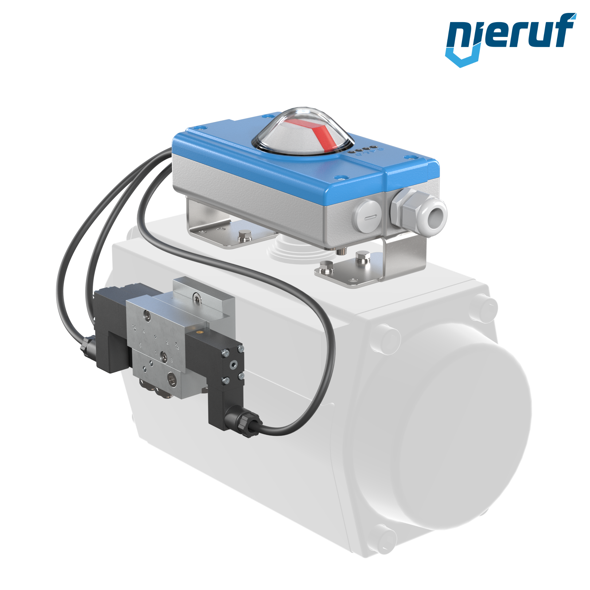 Positioner PS01 for pneumatic actuators single acting air volume less than 5 l