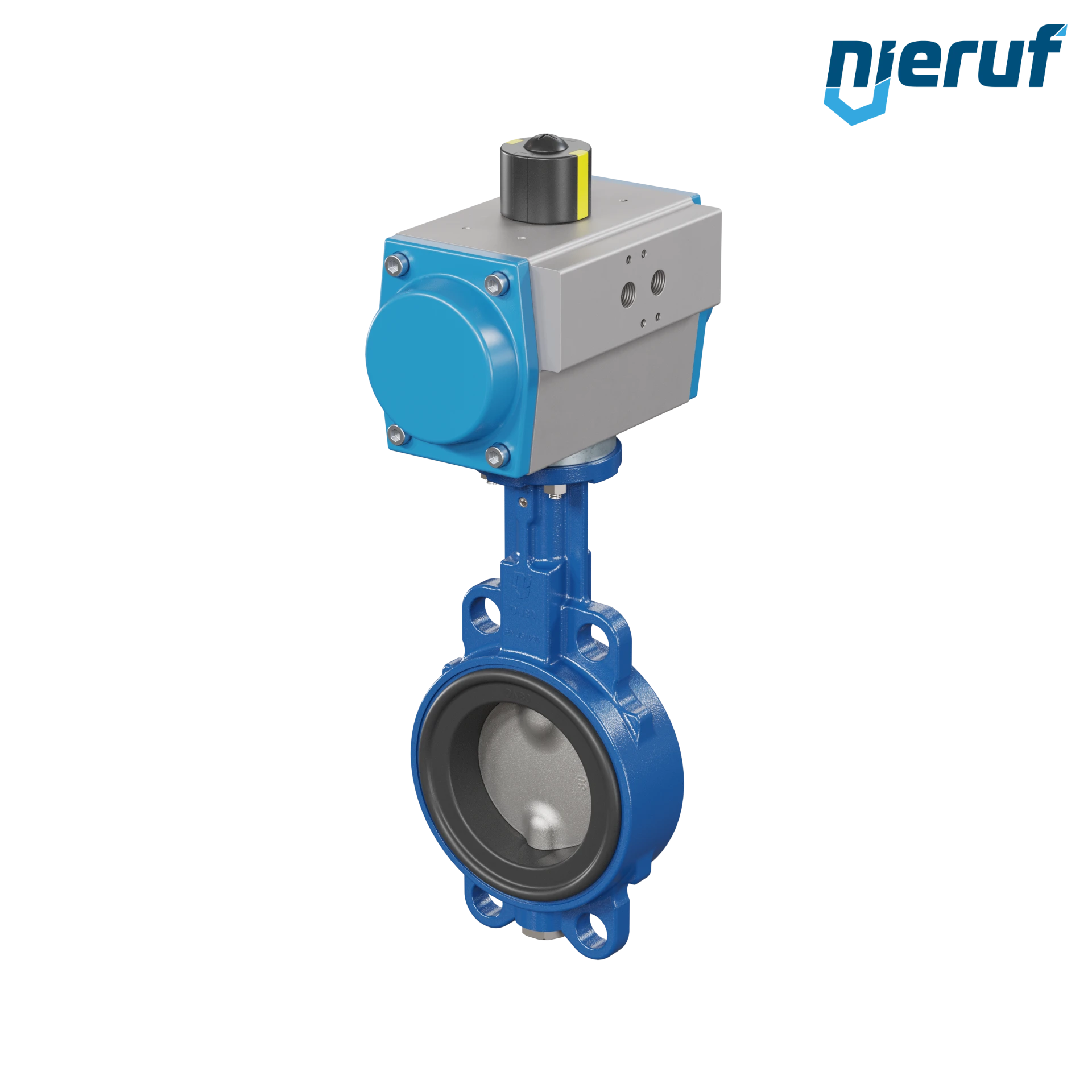 Butterfly valve DN 80 AK01 EPDM DVGW drinking water, WRAS, ACS, W270 pneumatic actuator double acting