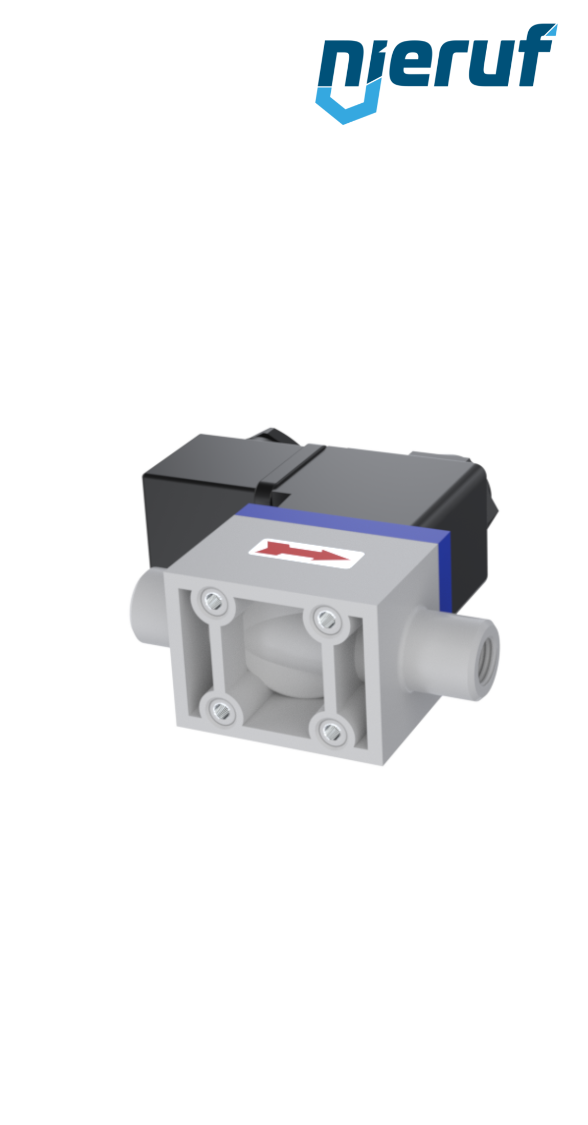 Solenoid valve PVC DN2,0 KV02 EPDM 230V 50Hz