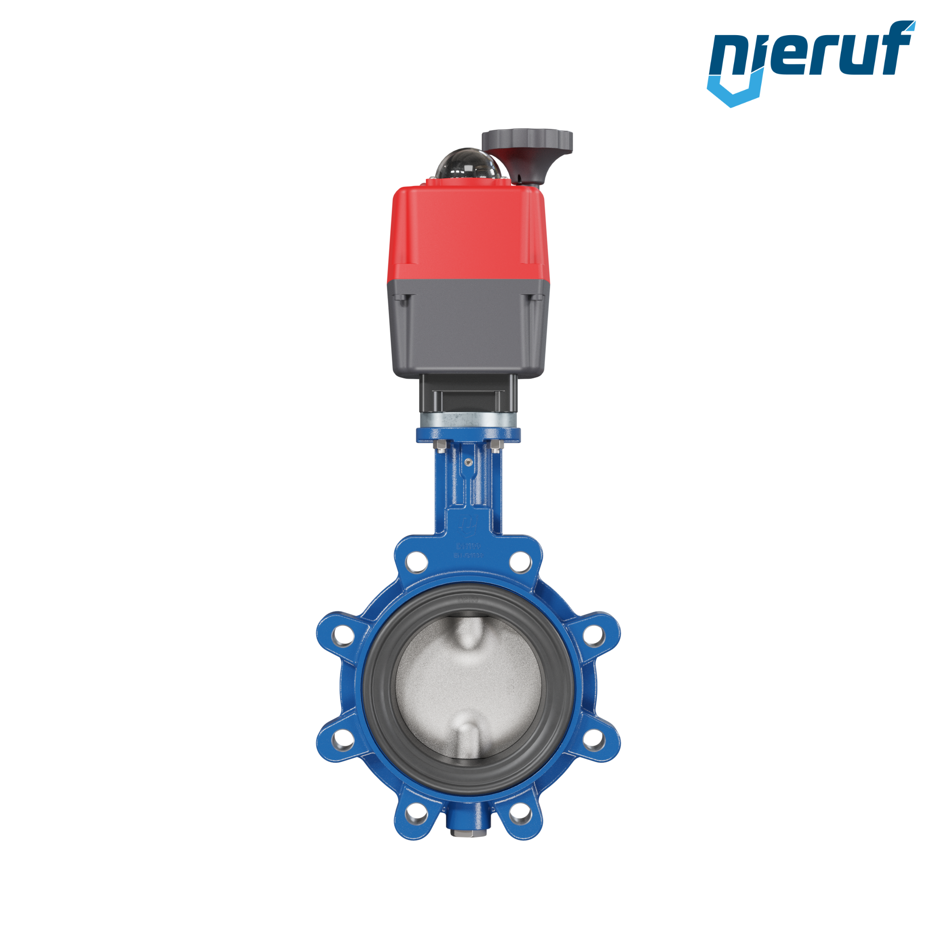 Butterfly valve DN 100 Lug type electric actuator 24-240V DVGW drinking water