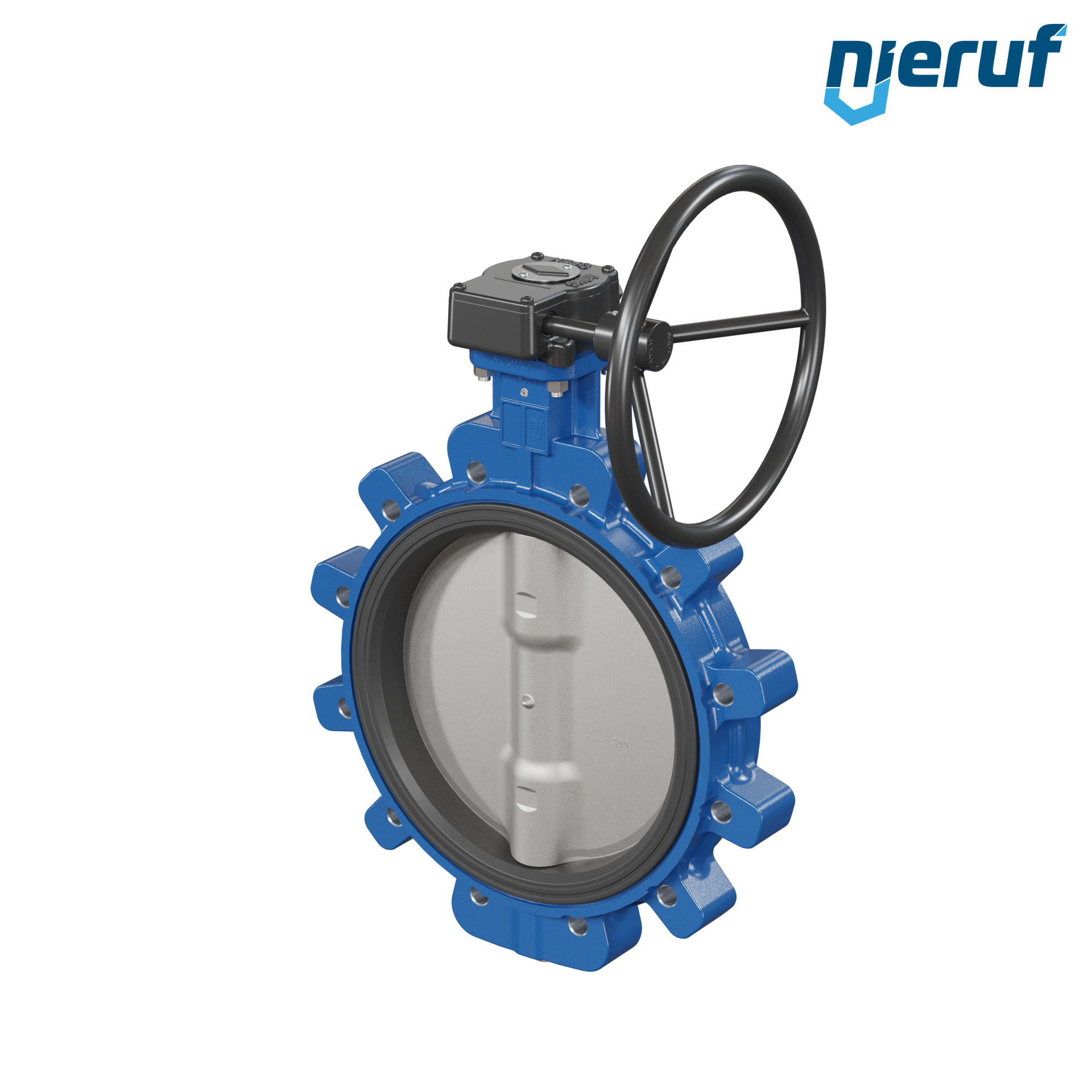 Butterfly valve AK02 DN 300  PN10 DVGW-gas Worm gear