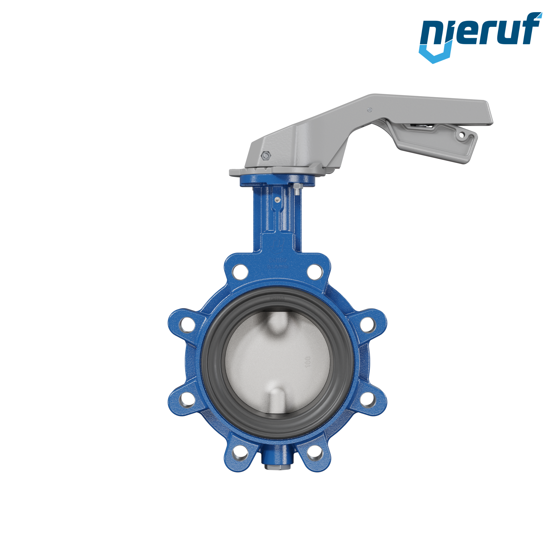 Butterfly valve AK02 DN 100 PN10-PN16 FPM