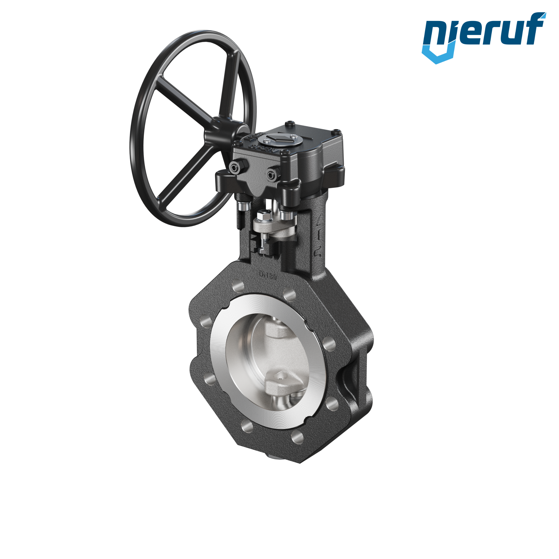 Double offset butterfly-valve AK12 DN 80 ANSI150 worm gear