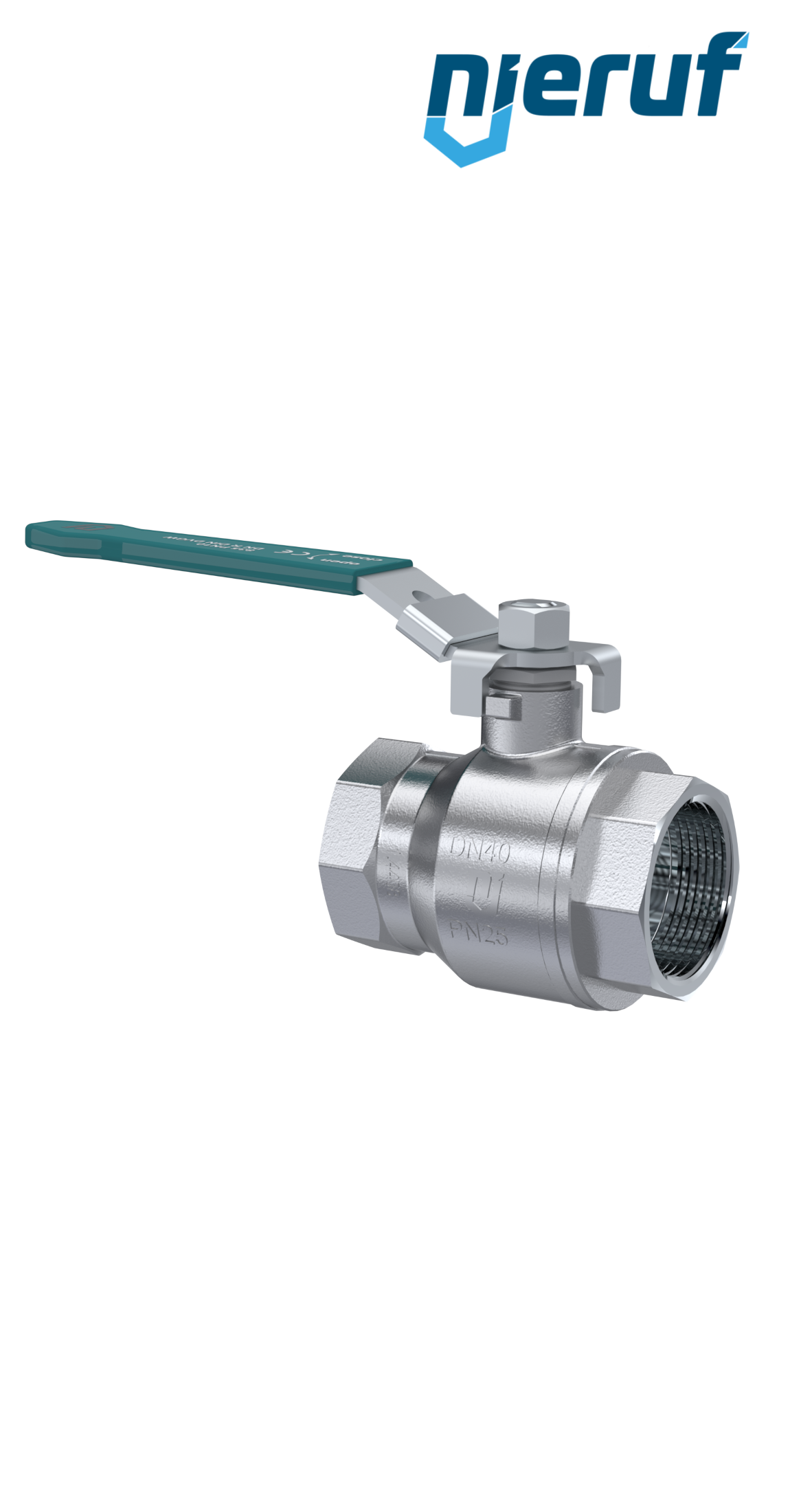 Water ball valve DN40 - 1 1/2" inch GK05