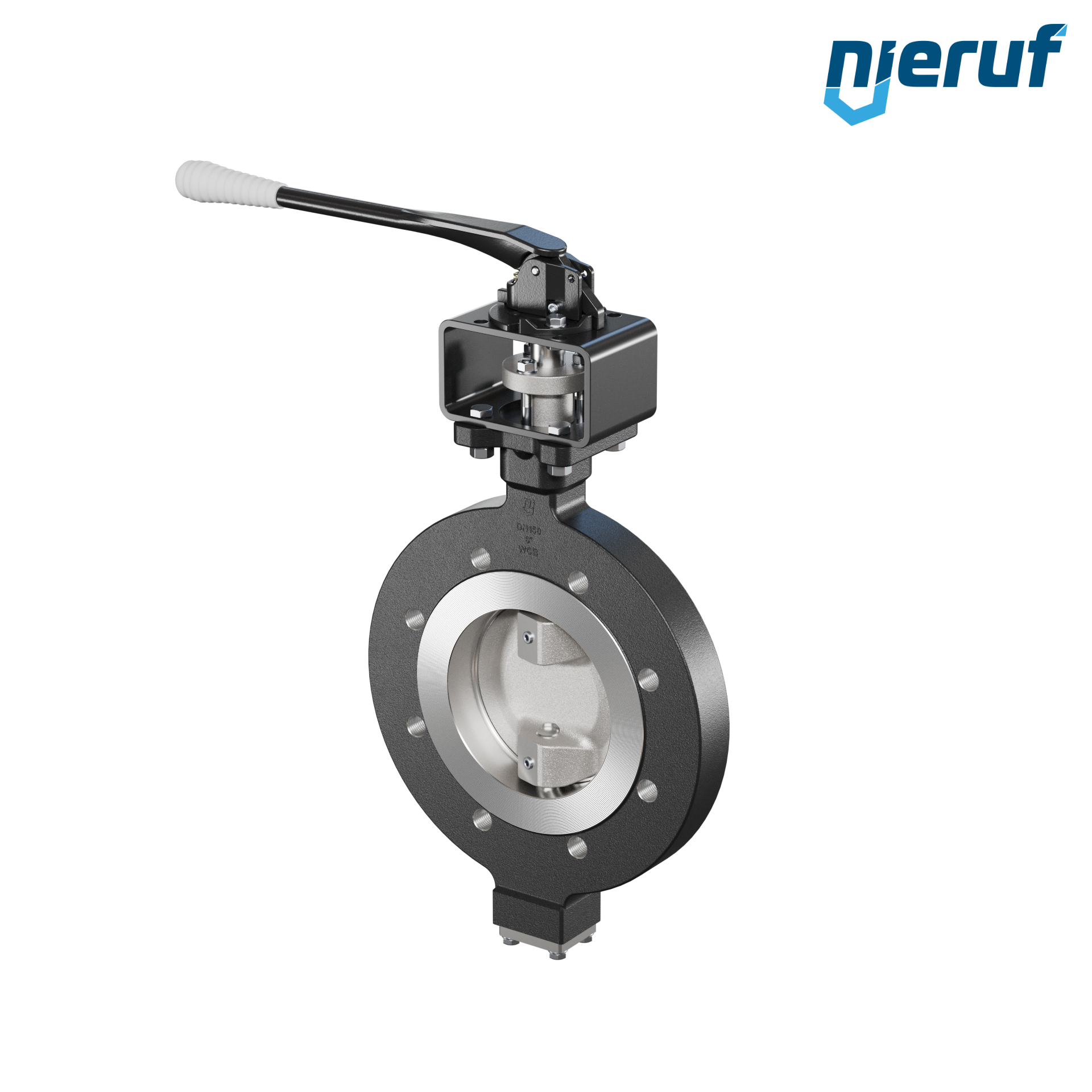 Double offset butterfly-valve AK12 DN 150 ANSI150 lever