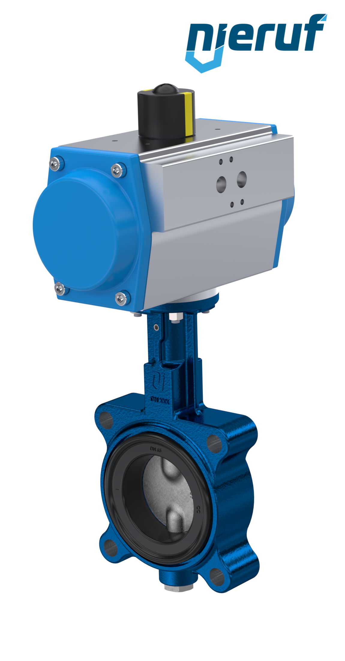 Butterfly valve DN 32 AK02 EPDM high temperature & FDA pneumatic actuator single acting normally closed