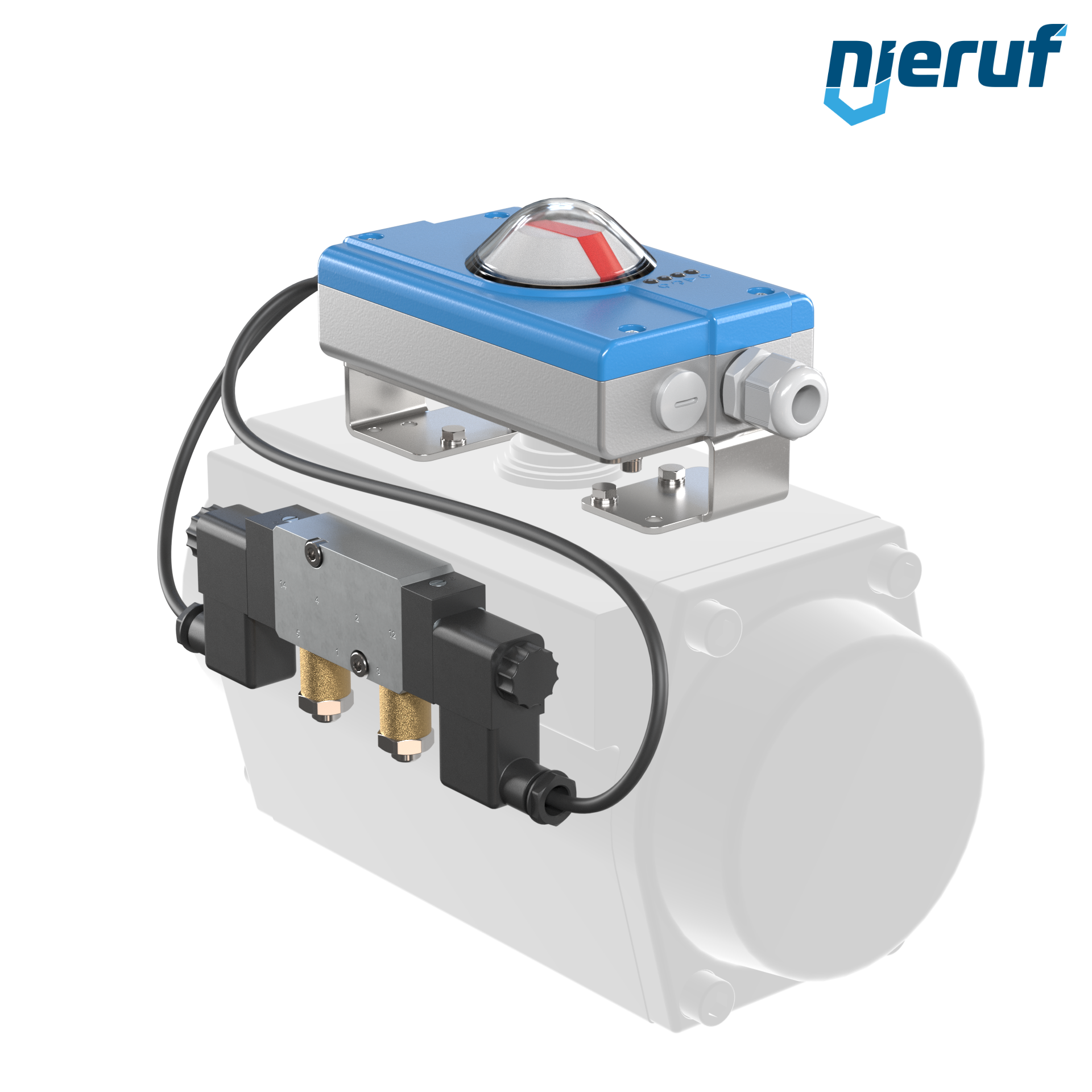 Positioner PS01 for pneumatic actuators double acting air volume more than 5 l