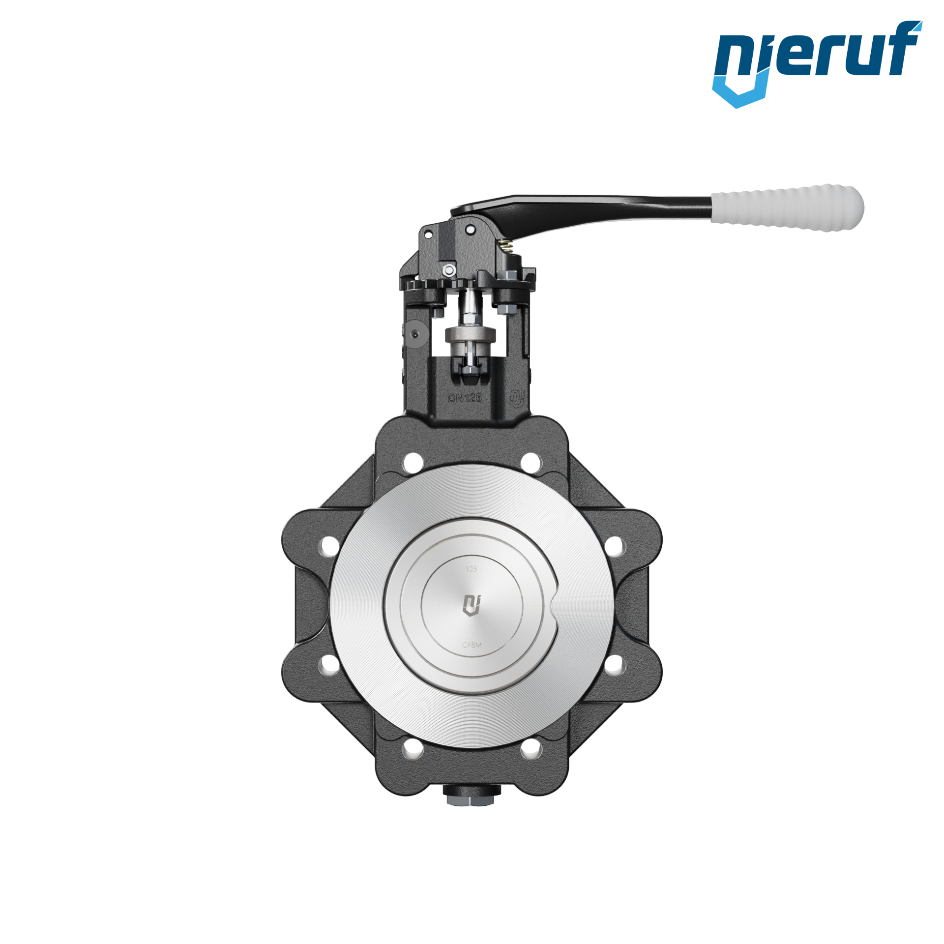 Double offset butterfly-valve AK12 DN 125 ANSI150 lever