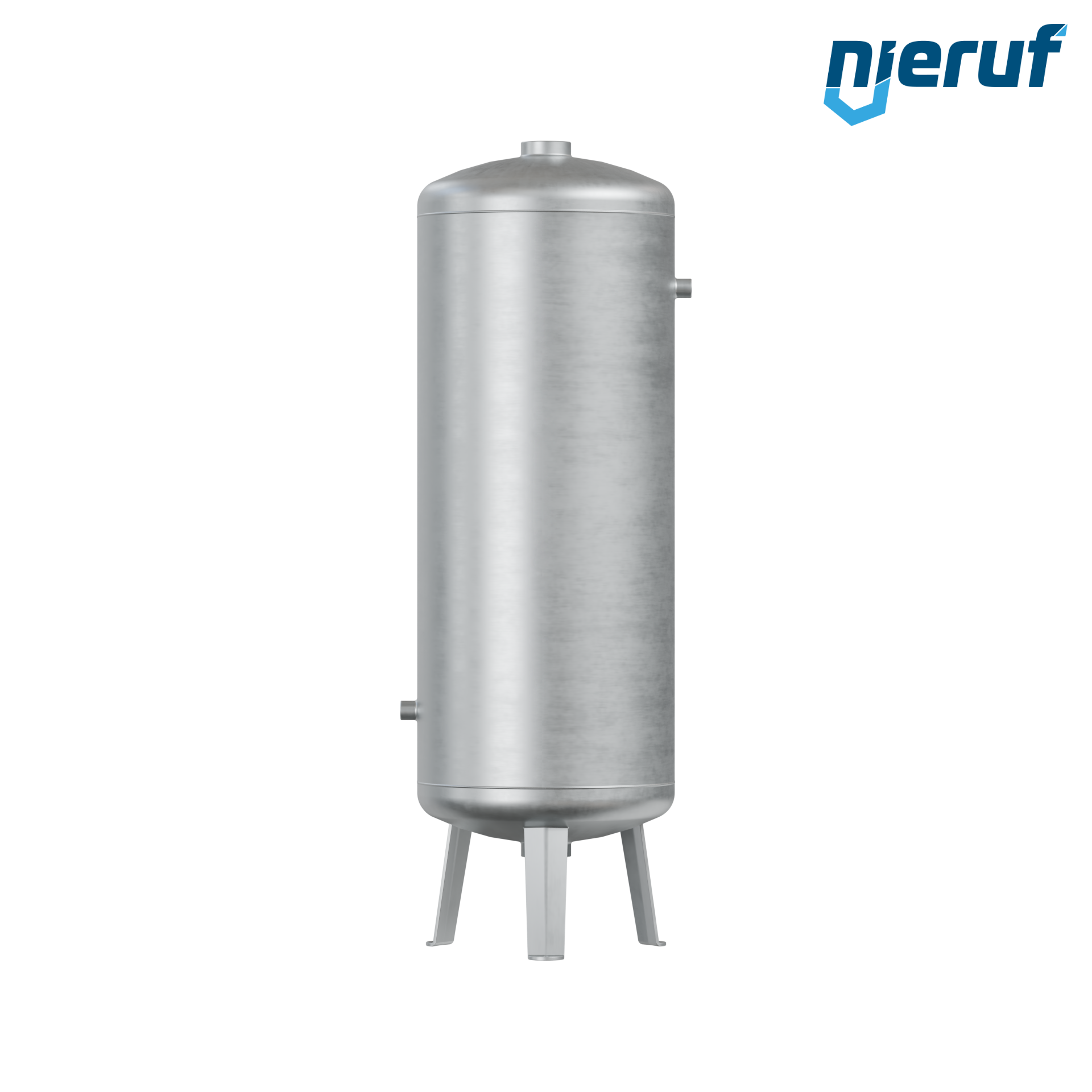 Pressure vessel vertical BE01 90 liter, 0-11 bar, steel galvanized