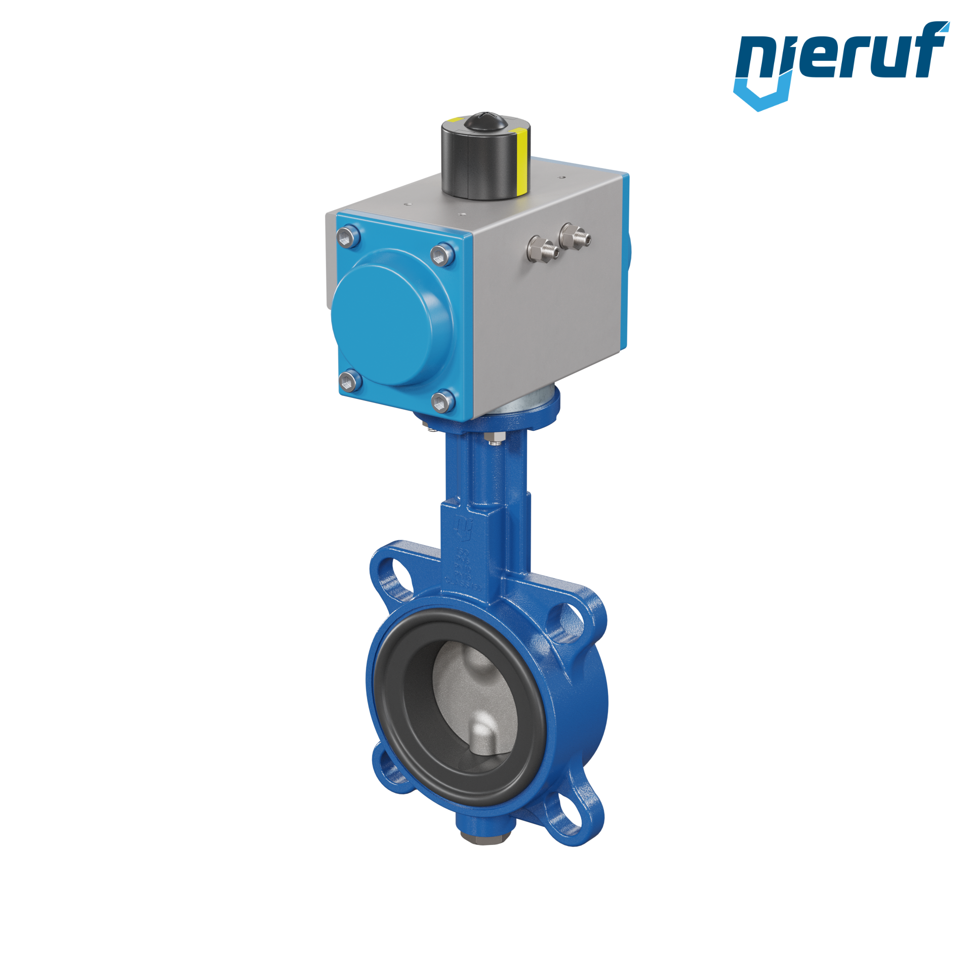 Butterfly valve DN 65 AK01 EPDM DVGW drinking water, WRAS, ACS, W270 pneumatic actuator double acting