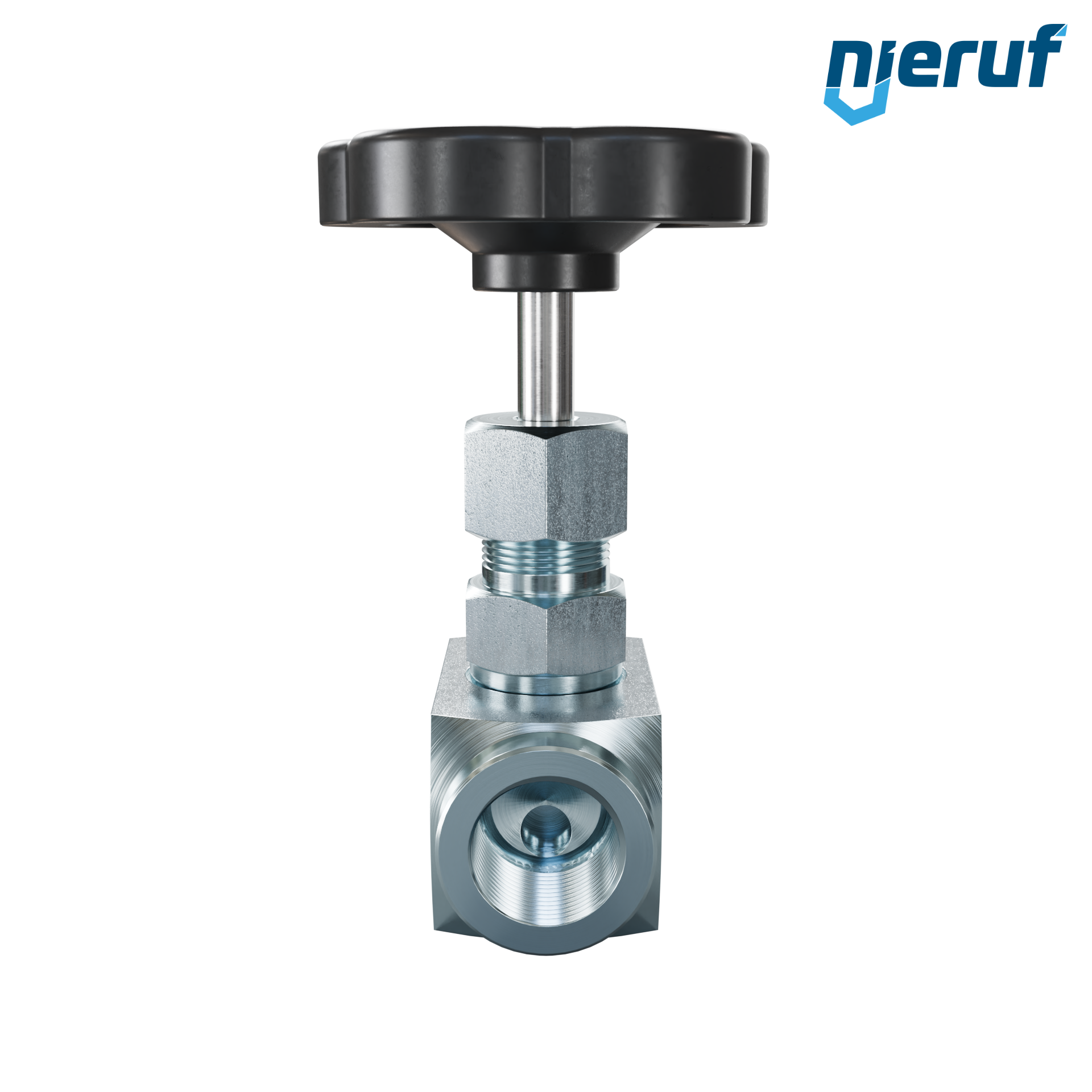 needle valve  1/2" inch NV01 steel (blue galvanized)