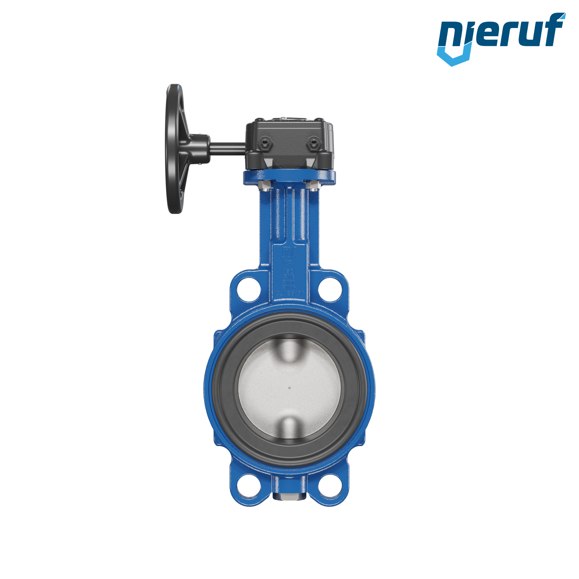 Butterfly valve DN 80 PN6-PN10-PN16 & ANSI150 AK01 FPM Worm gear