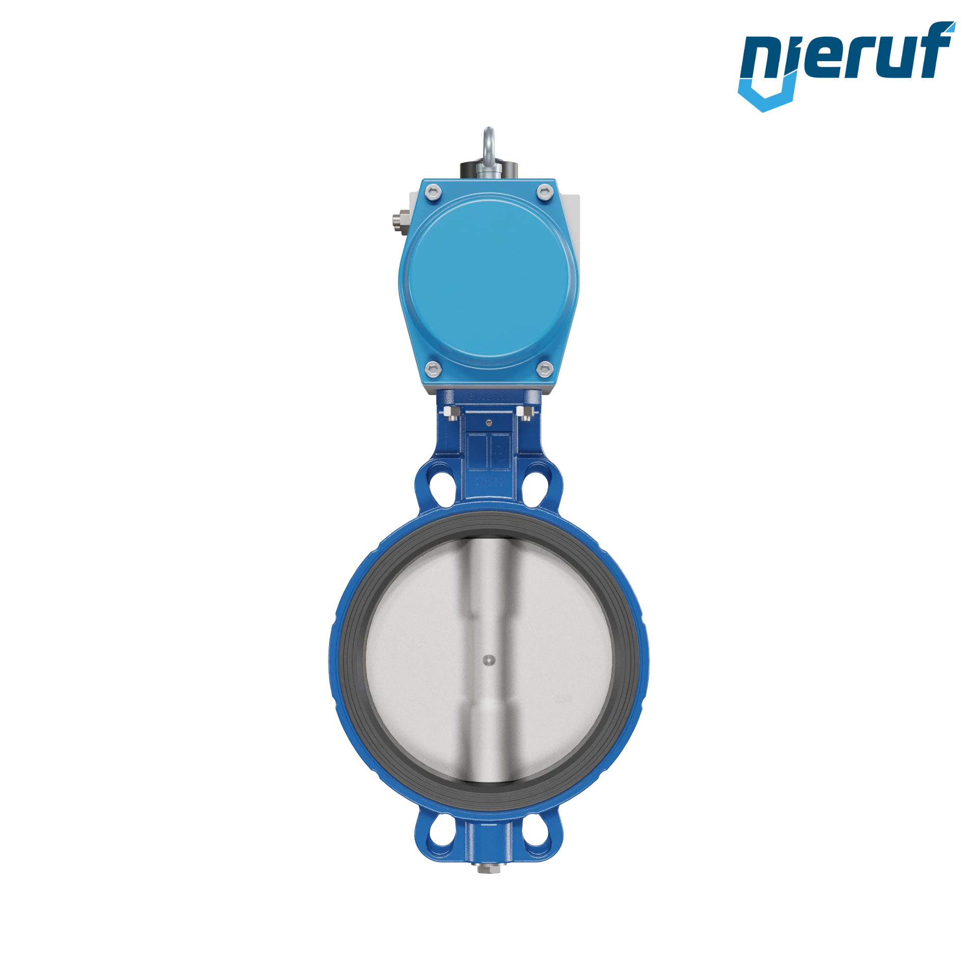 Butterfly valve DN 250 AK01 EPDM DVGW drinking water, WRAS, ACS, W270 pneumatic actuator single acting normally closed