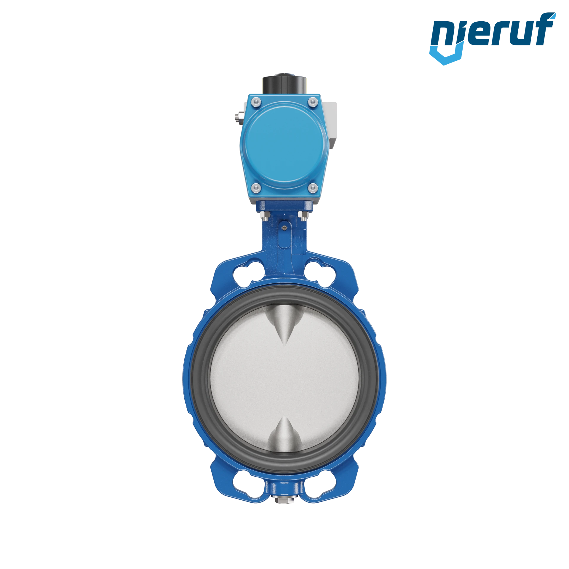 Butterfly valve DN 200 AK01 FPM pneumatic actuator double acting