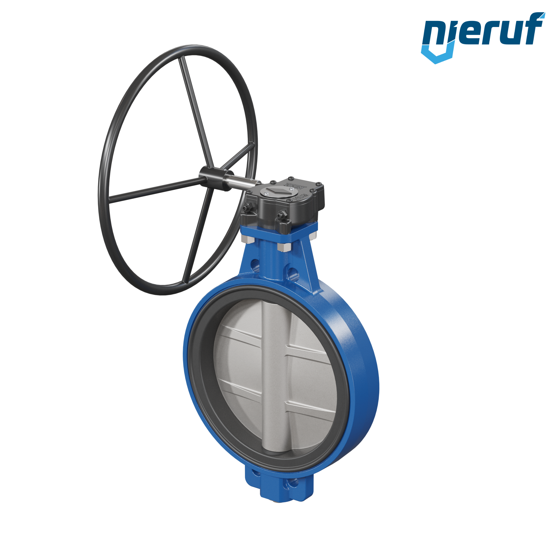 Butterfly valve AK01 DN 400 PN10-PN16 DVGW-gas Worm gear