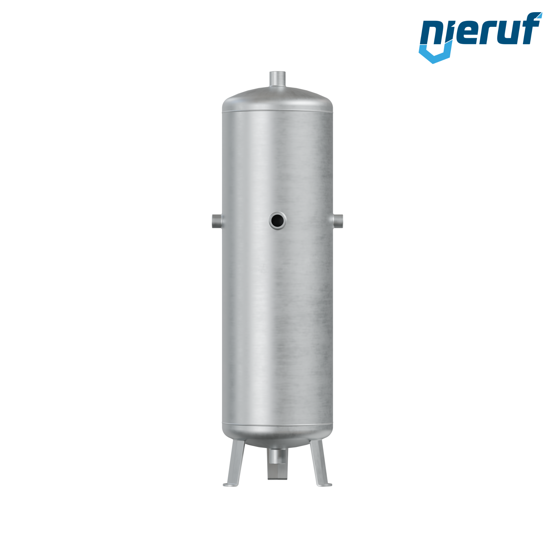 Pressure vessel vertical BE01 50 liter, 0-11 bar, steel galvanized