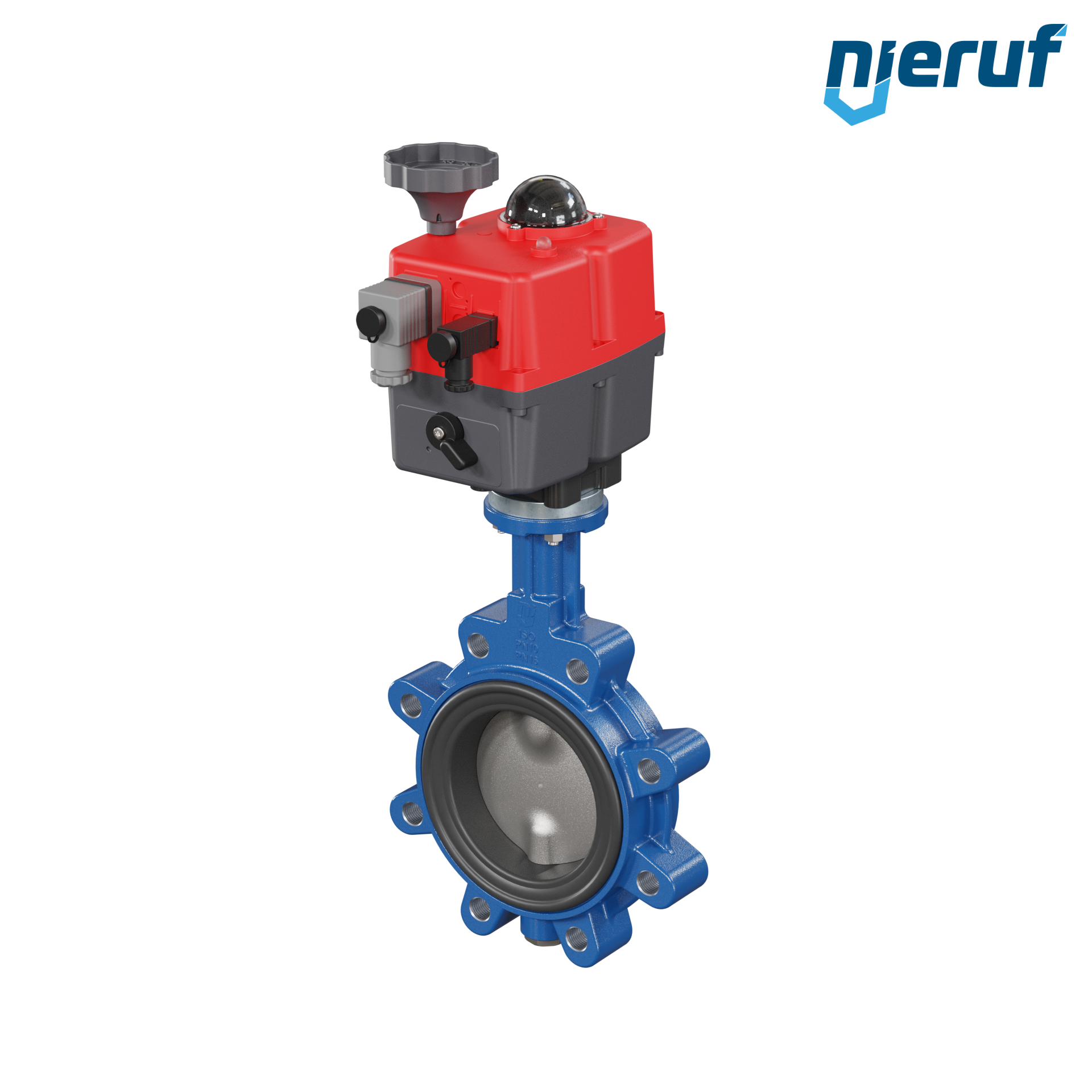 Butterfly valve DN 100 Lug type electric actuator 24-240V DVGW drinking water