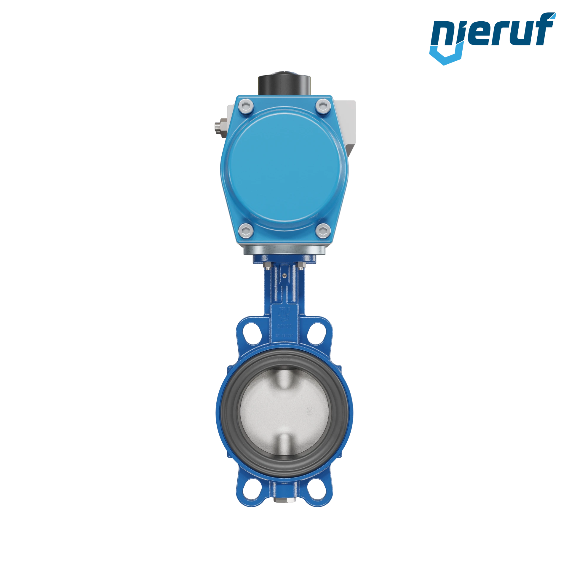 Butterfly valve DN 100 AK01 EPDM DVGW drinking water, WRAS, ACS, W270 pneumatic actuator single acting normally closed