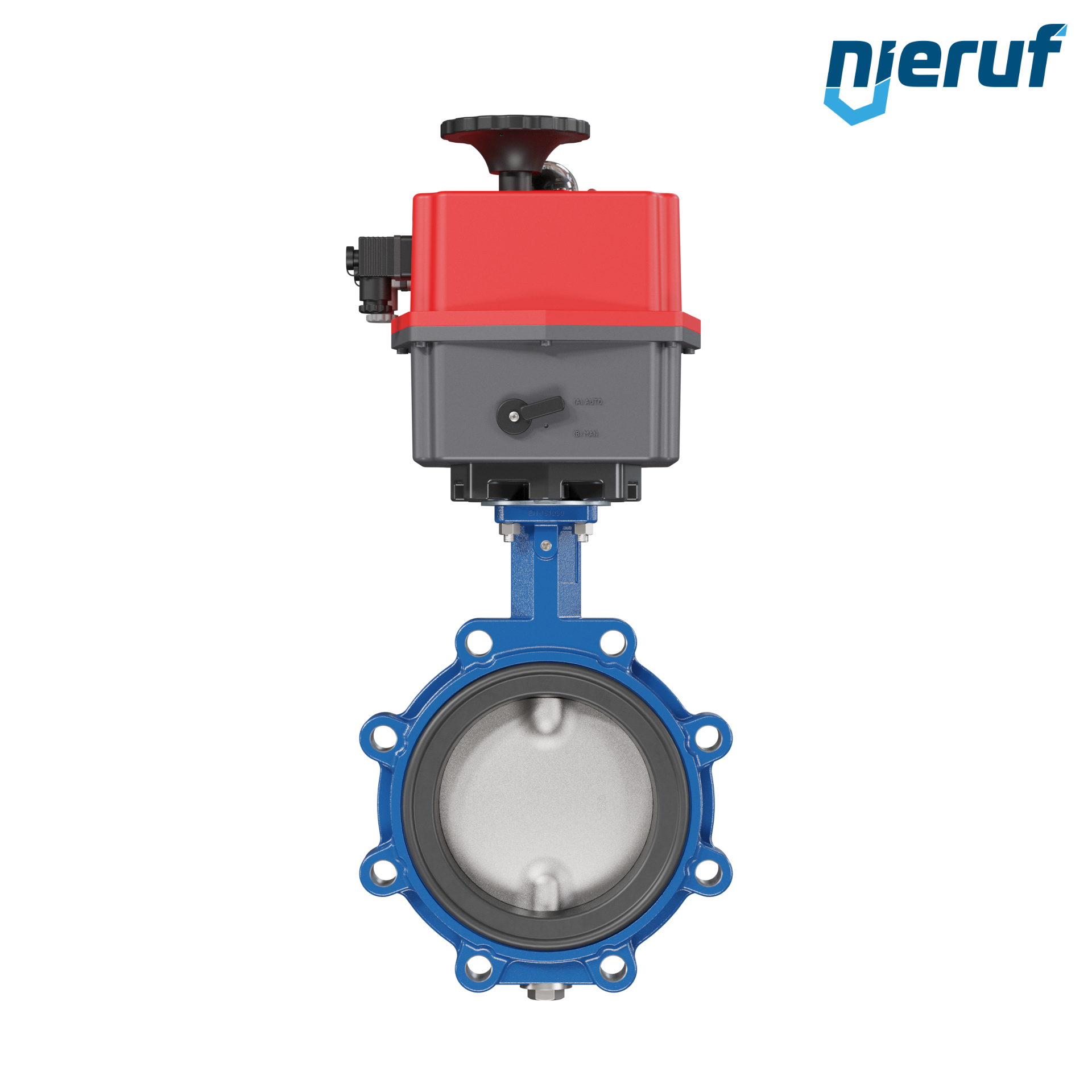 Butterfly valve DN 150 Lug type electric actuator 24-240V FPM