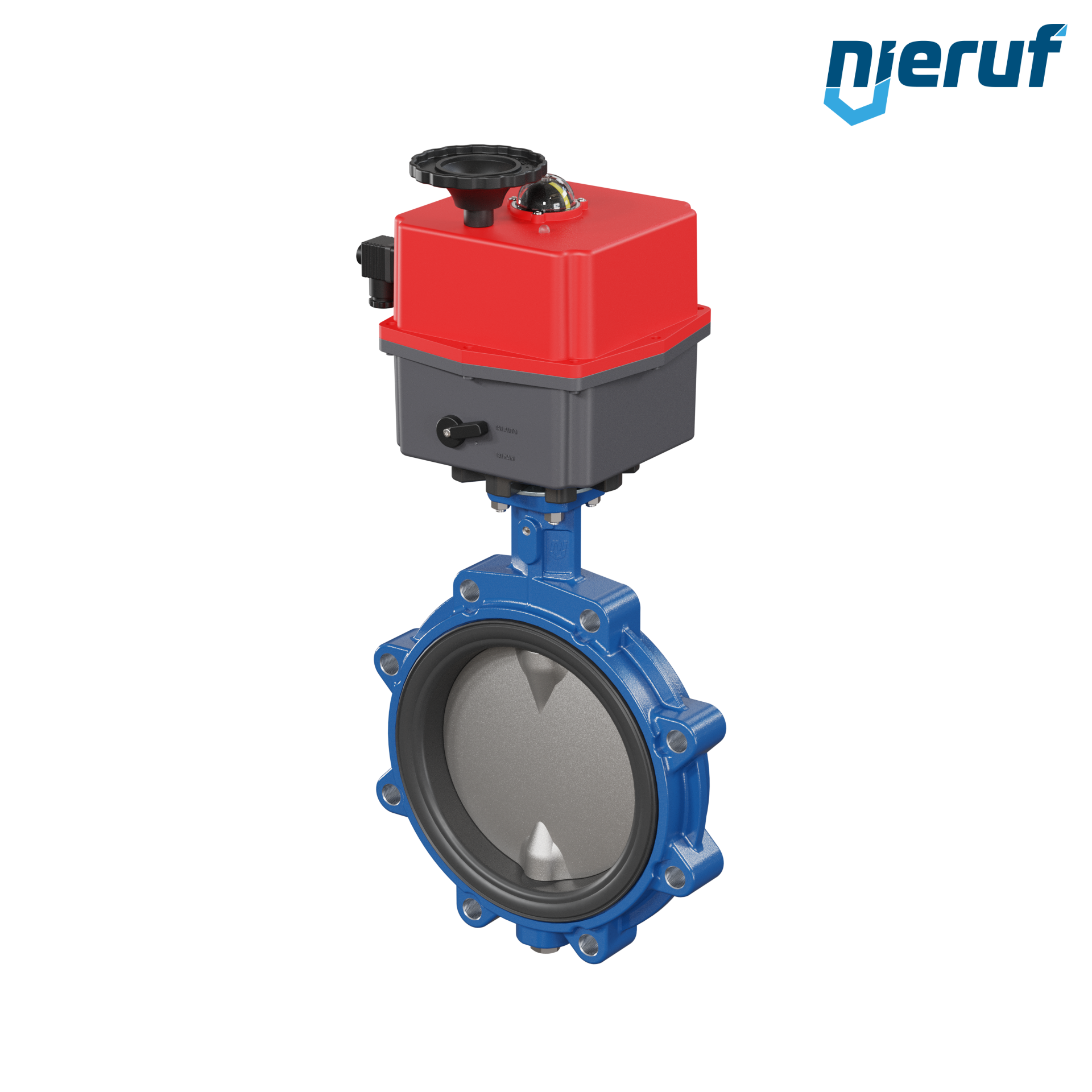 Butterfly valve DN 200 Lug type electric actuator 24-240V DVGW drinking water