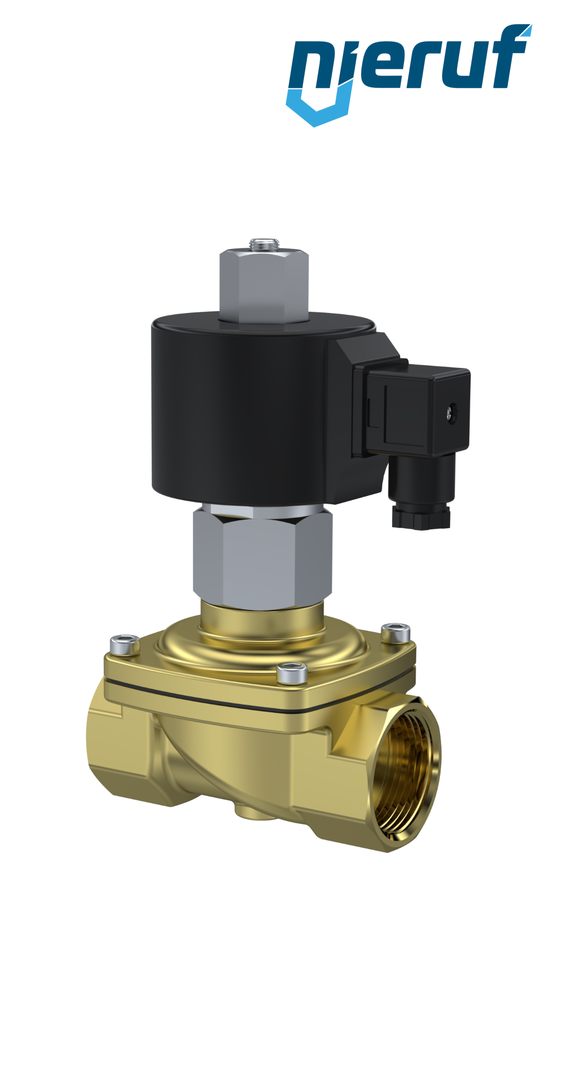 Solenoid valve DN25 G 1" Inch brass MV06 FKM 230V 50Hz NO