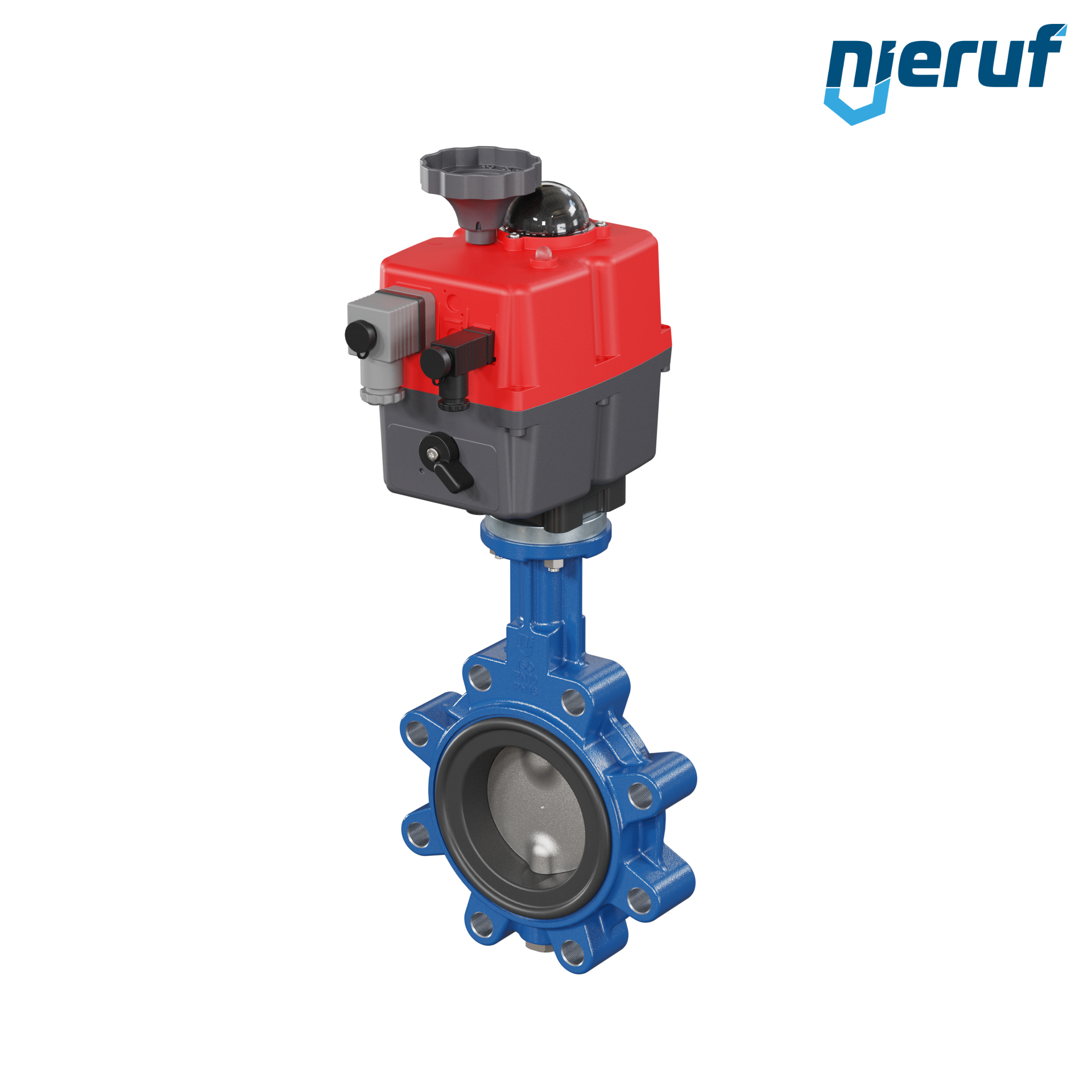 Butterfly valve DN 80 Lug type electric actuator 24-240V DVGW drinking water