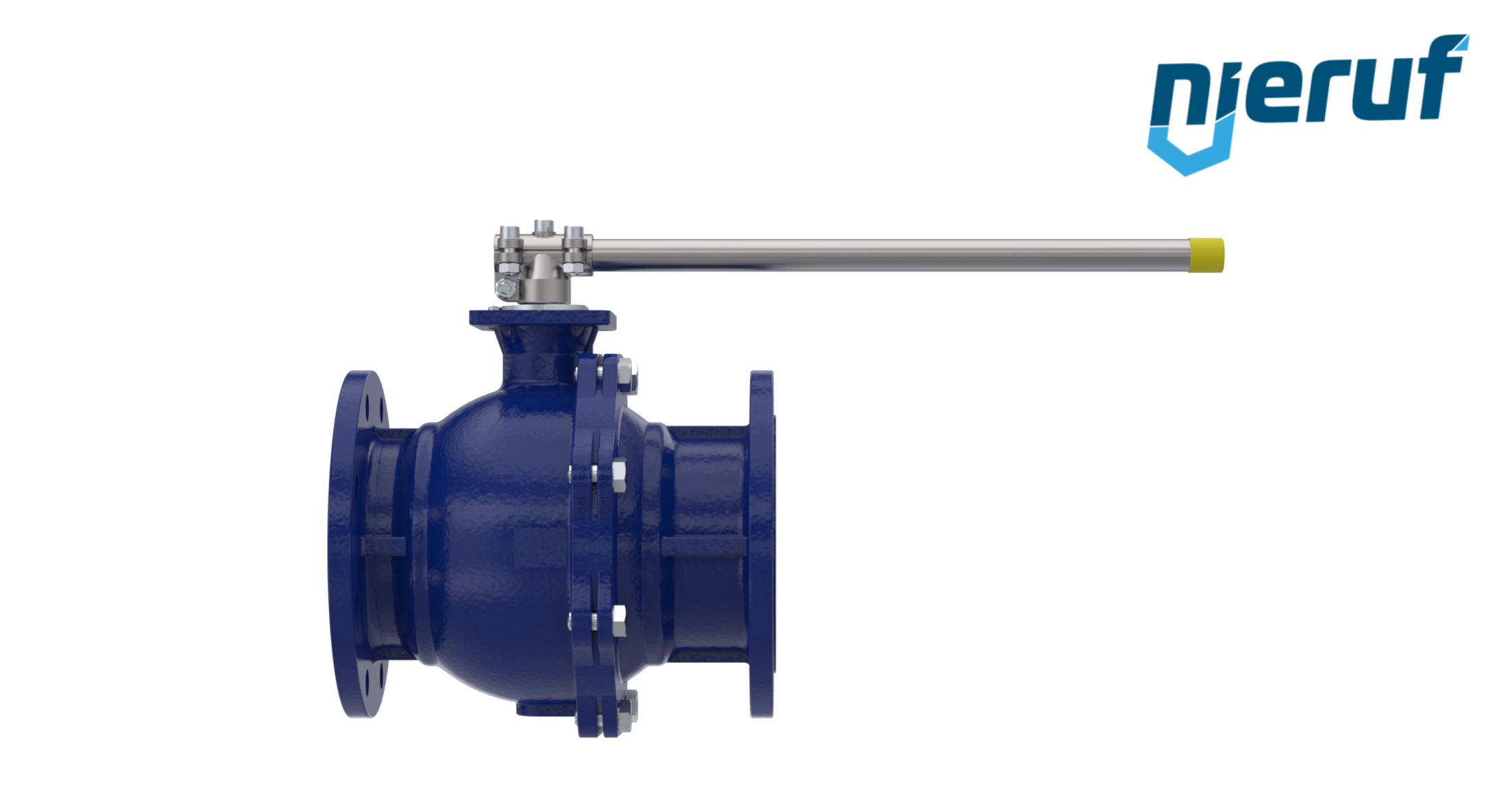 flange ball valve FK12 DN80 PN40 made of carbon steel 1.0619