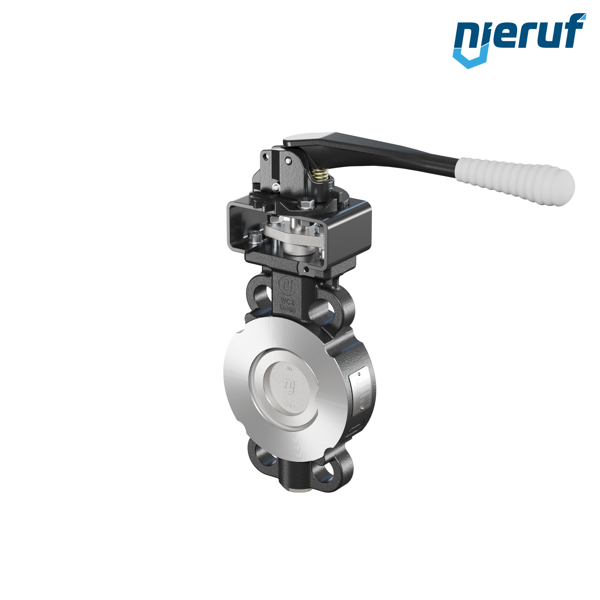 Double offset butterfly-valve AK11 DN 80 PN10-40 ANSI150-300 lever