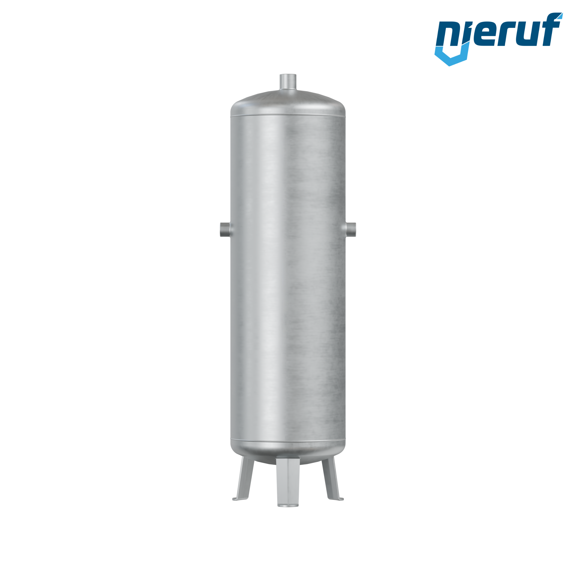 Pressure vessel vertical BE01 50 liter, 0-11 bar, steel galvanized