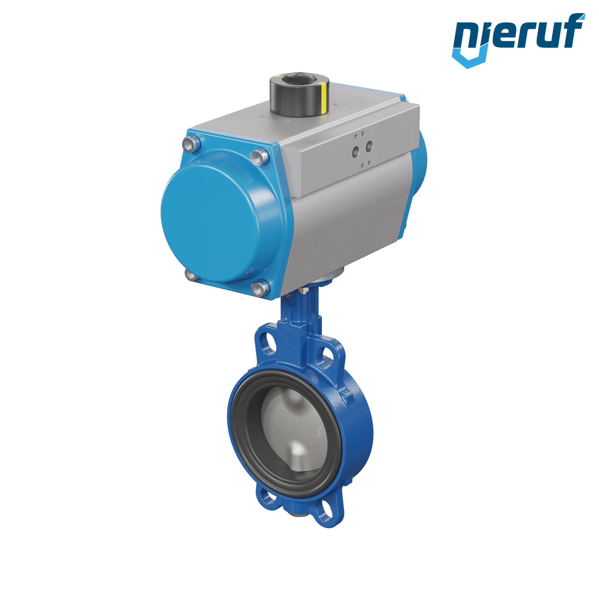 Butterfly valve DN 100 AK01 EPDM DVGW drinking water, WRAS, ACS, W270 pneumatic actuator single acting normally closed