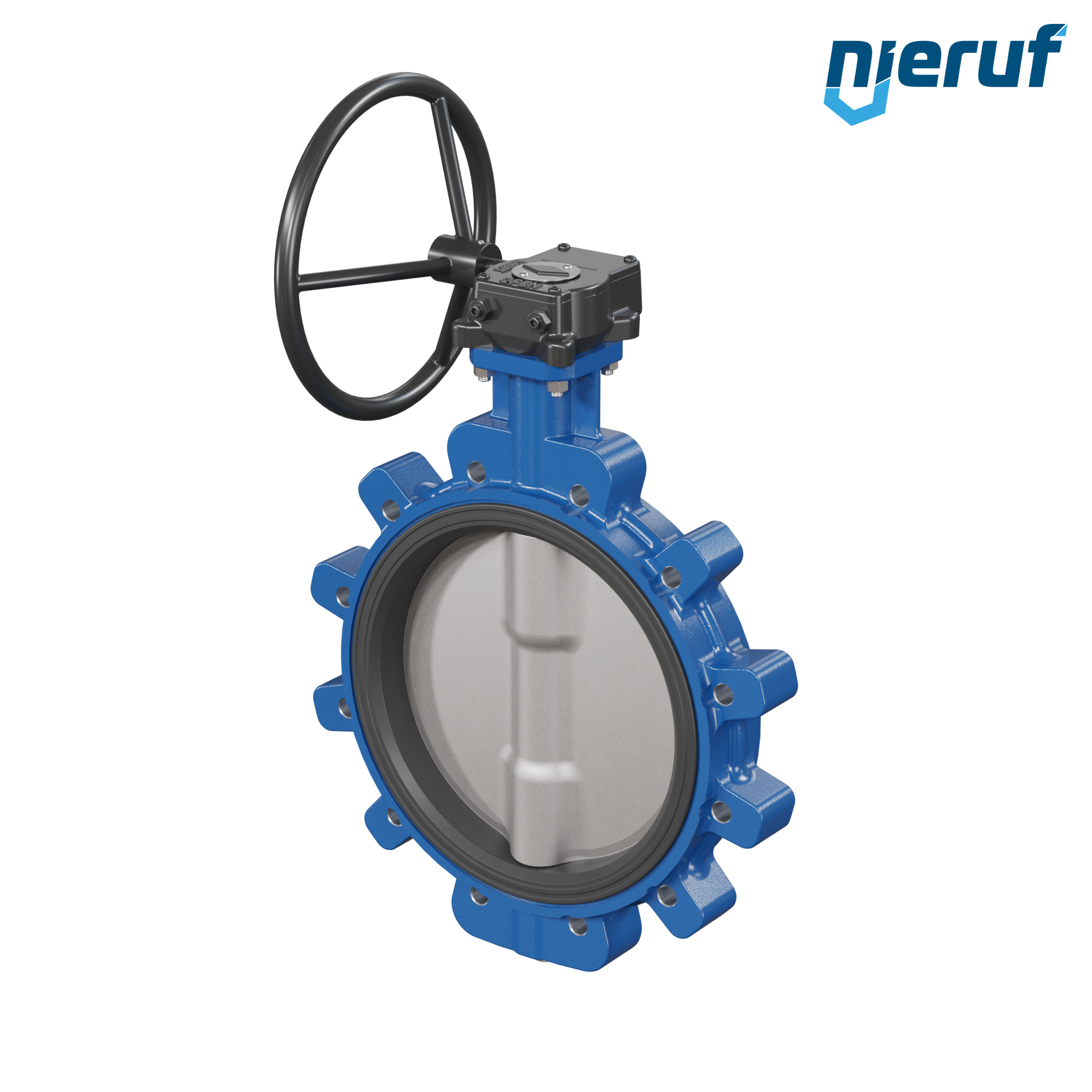 Butterfly valve AK02 DN 300  PN10 DVGW-gas Worm gear