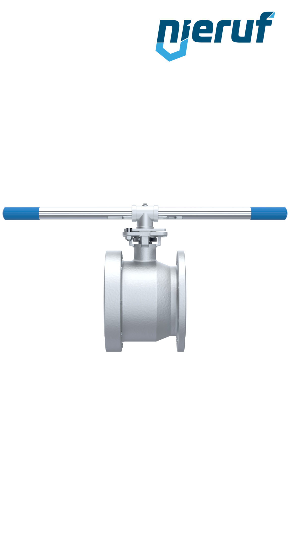 Compact ball valve DN150 PN16 FK04 stainless steel 1.4408