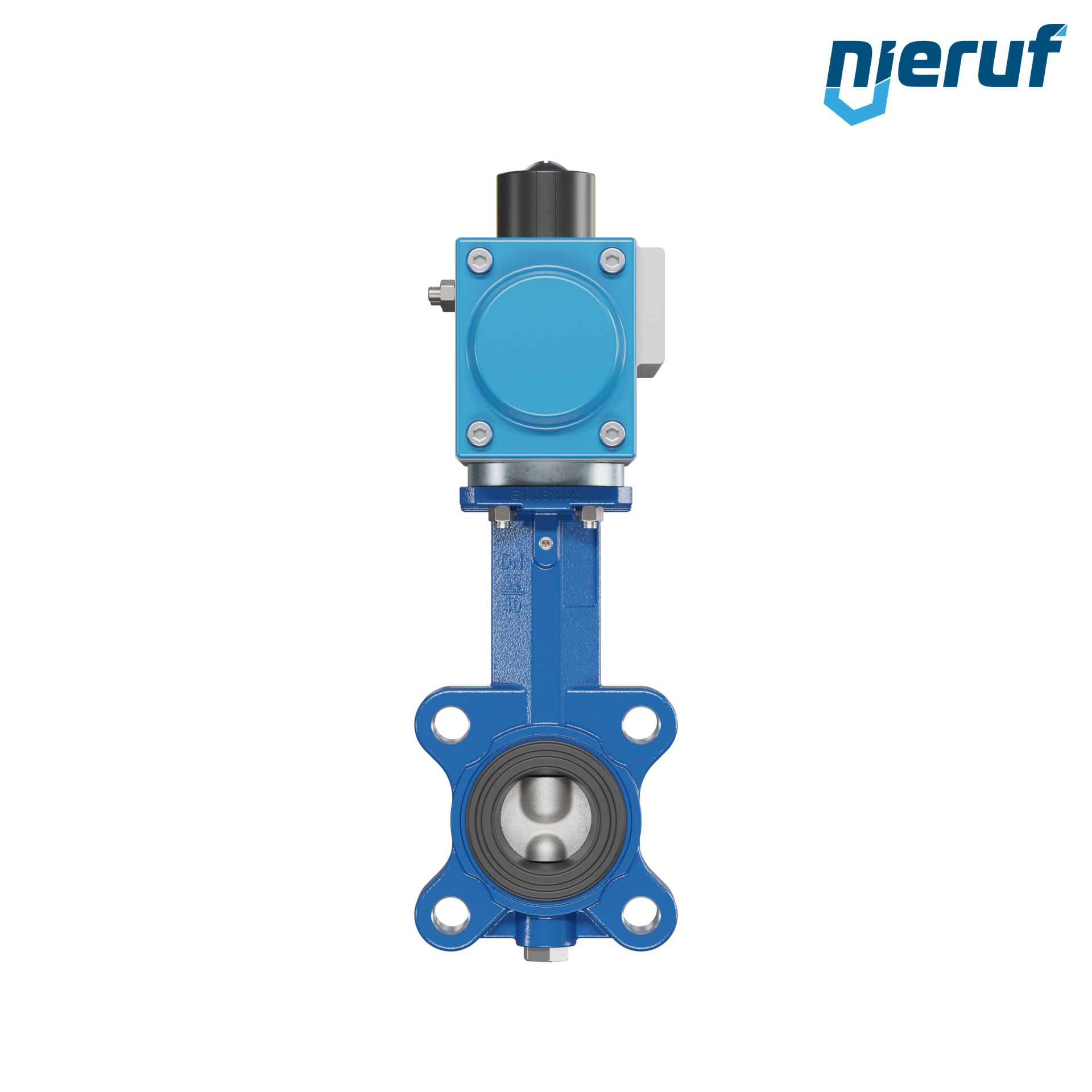 Butterfly valve DN 40 AK02 EPDM DVGW drinking water, WRAS, ACS, W270 pneumatic actuator single acting normally closed