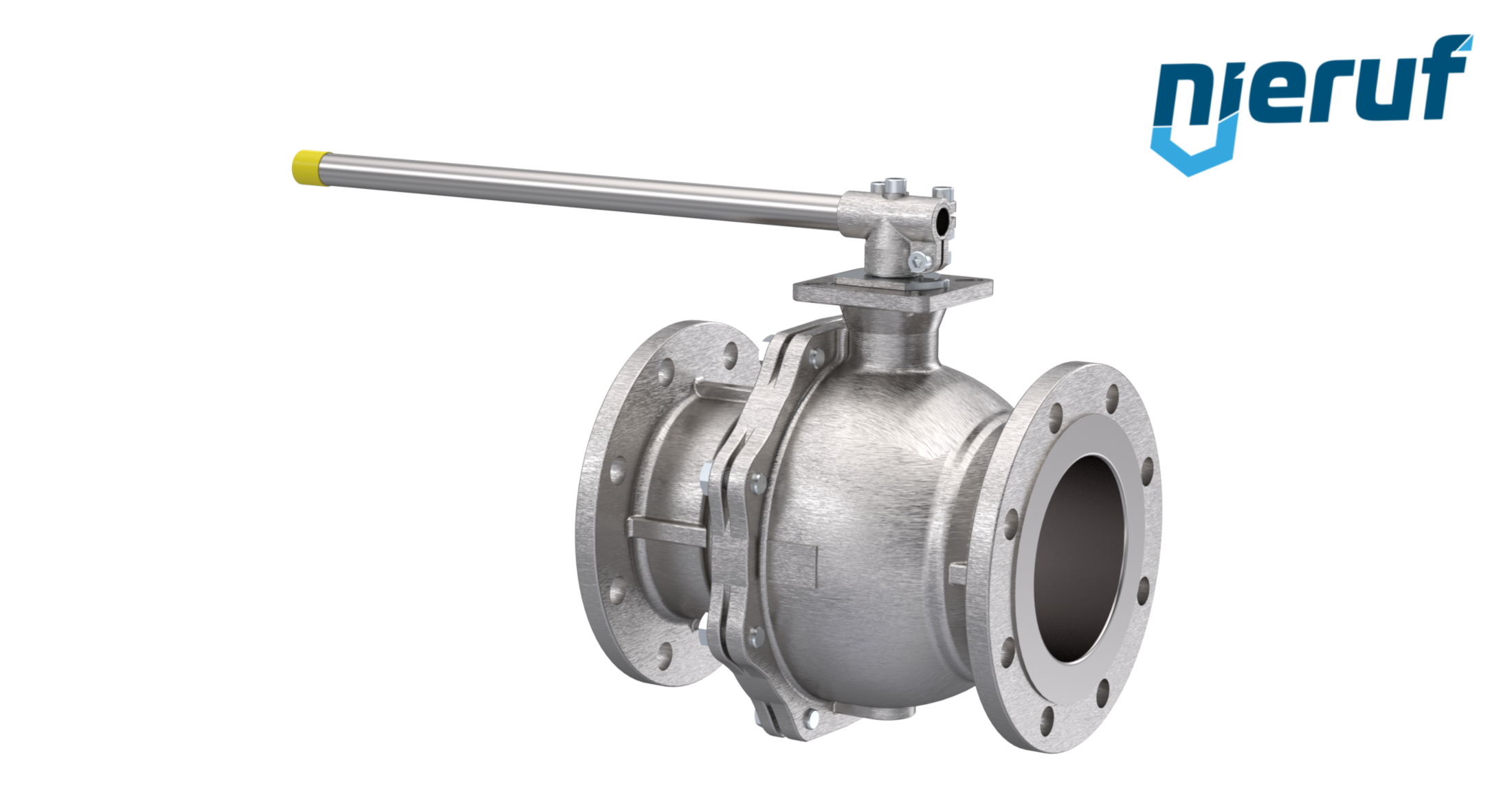 drinking-water-flange ball valve DN200 FK05 stainless steel 1.4408