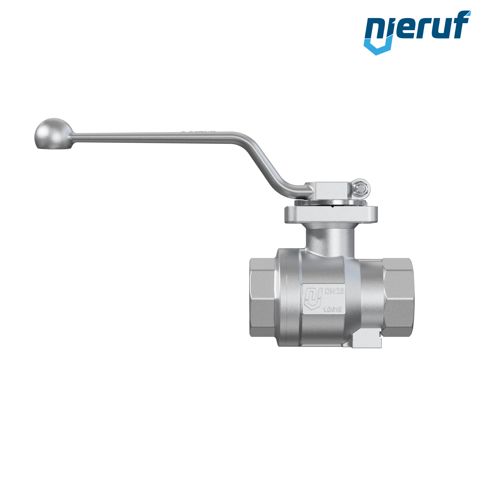 Oxygen ball valve DN25 - 1" inch GK06 carbon steel