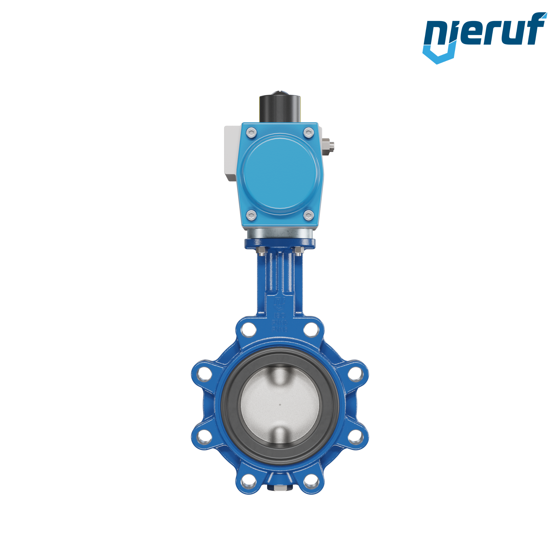 Butterfly valve DN 80 AK02 FPM pneumatic actuator double acting