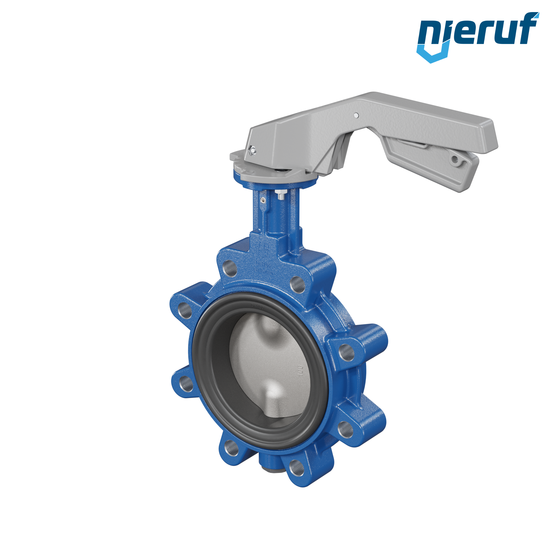 Butterfly valve AK02 DN 100 PN10-PN16 FPM