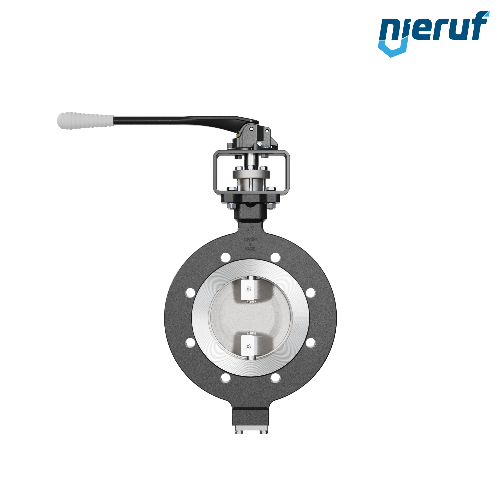 Double offset butterfly-valve AK12 DN 150 ANSI150 lever