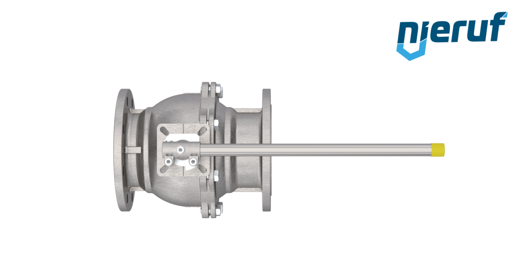 drinking-water-flange ball valve DN200 FK05 stainless steel 1.4408
