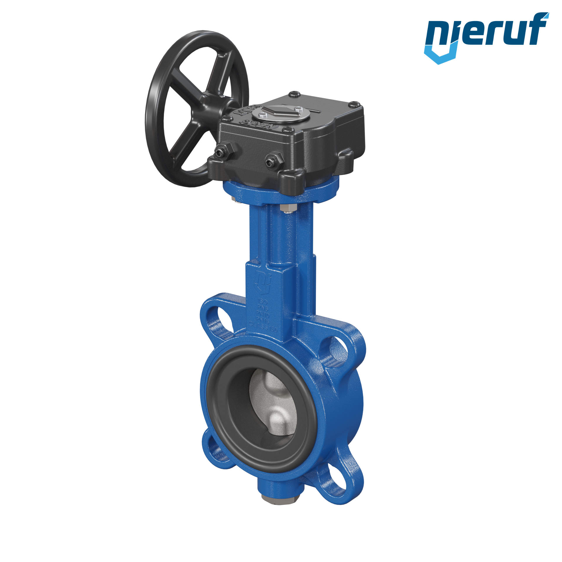 Butterfly valve AK01 DN 50 PN6-PN10-PN16 & ANSI150 DVGW-water Worm gear